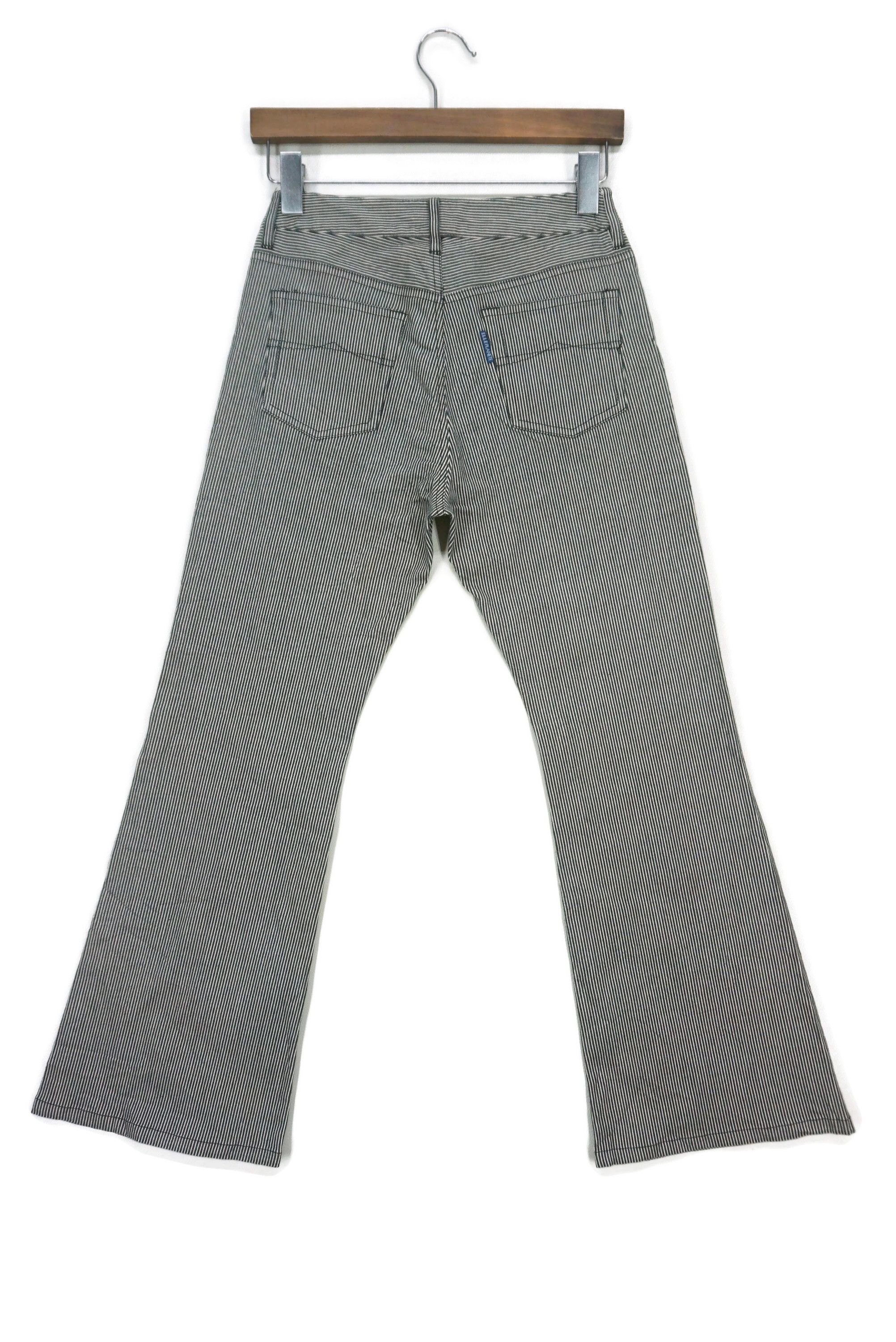 Japanese Brand Elle Jeans fit W27xL26.5 Cropped Bootcut Denim Size 26" / US 2 / IT 38 - 2 Thumbnail