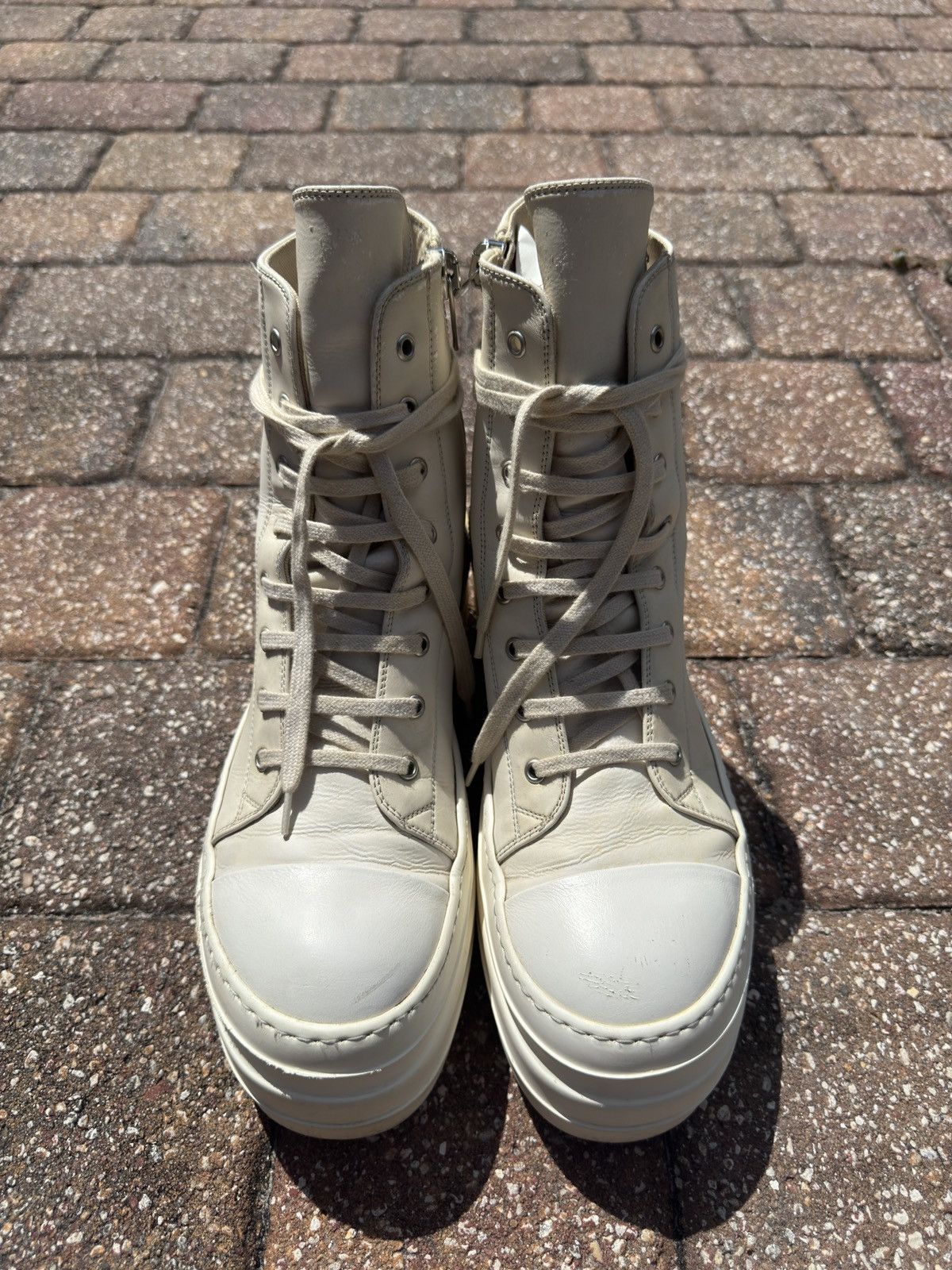 Rick Owens Drkshdw MILK Double Bumper Ramones Size US 10 / EU 43 - 1 Thumbnail