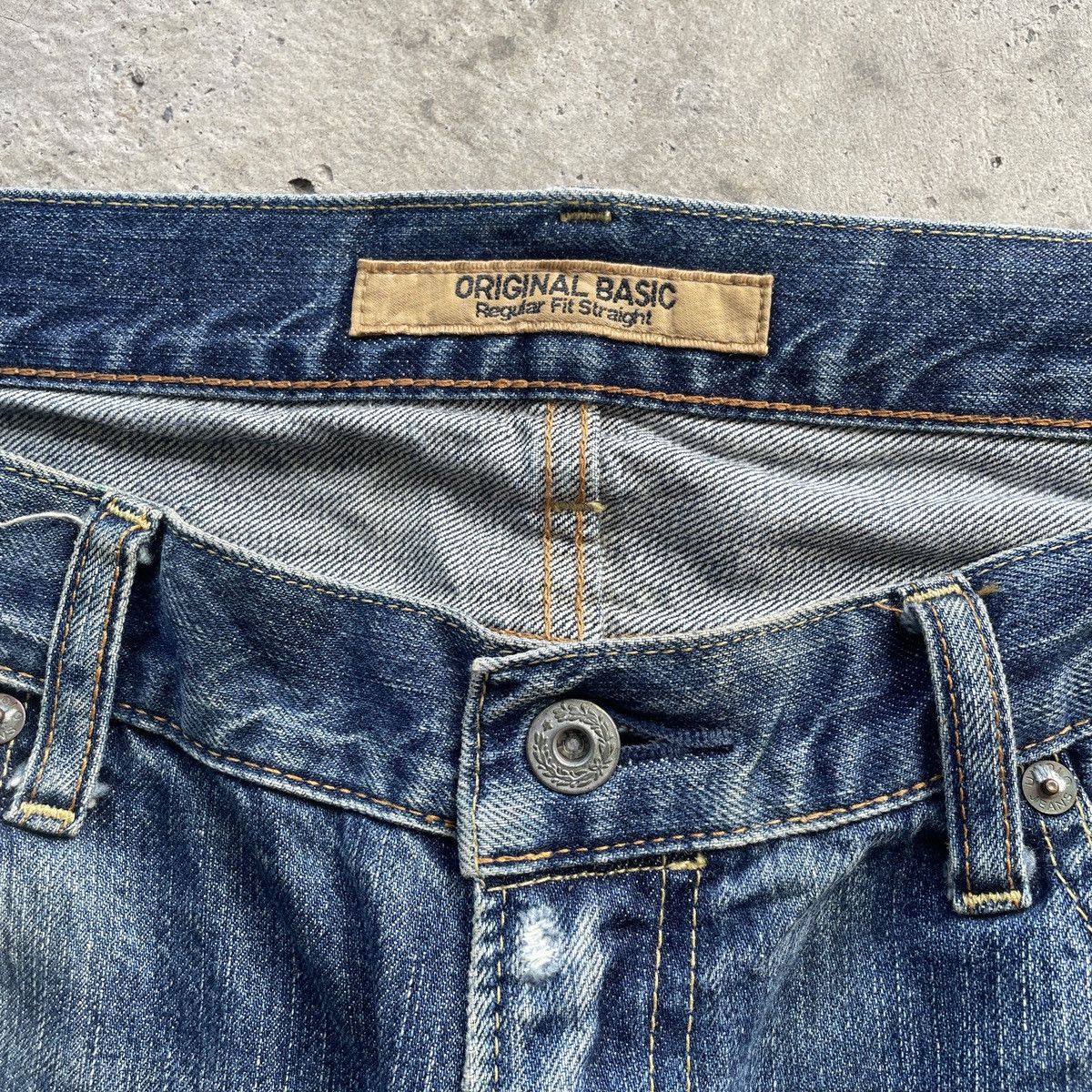 Japanese Brand × Jean × Vintage Vintage Japanese Distressed Rusty Jeans Faded Pants W36x30 Size US 36 / EU 52 - 6 Thumbnail