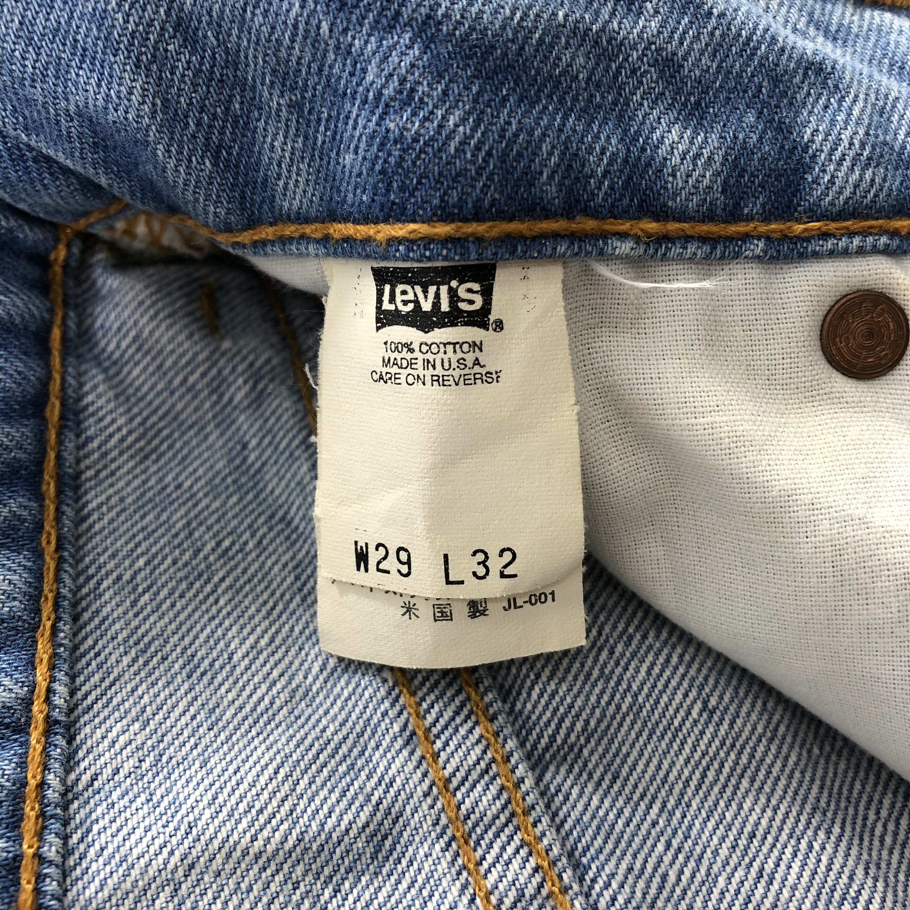 Levi's Vintage 90s Blue Wash Levis 610 Jeans-JM1405 Size US 27 - 7 Thumbnail