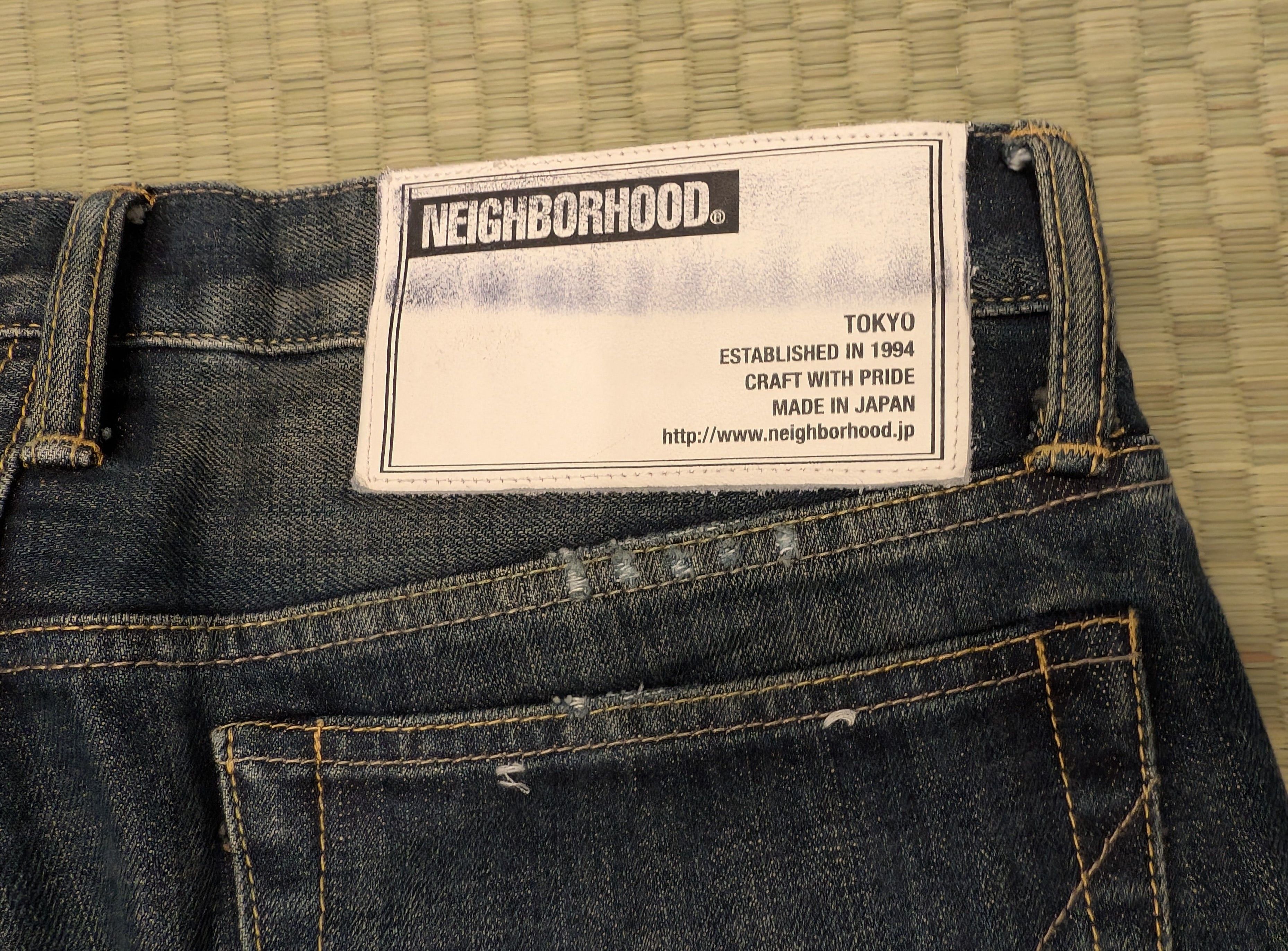 Neighborhood RARE Neighborhood Japan Metal Savage 14oz Selvedge Jeans Size US 34 / EU 50 - 7 Thumbnail