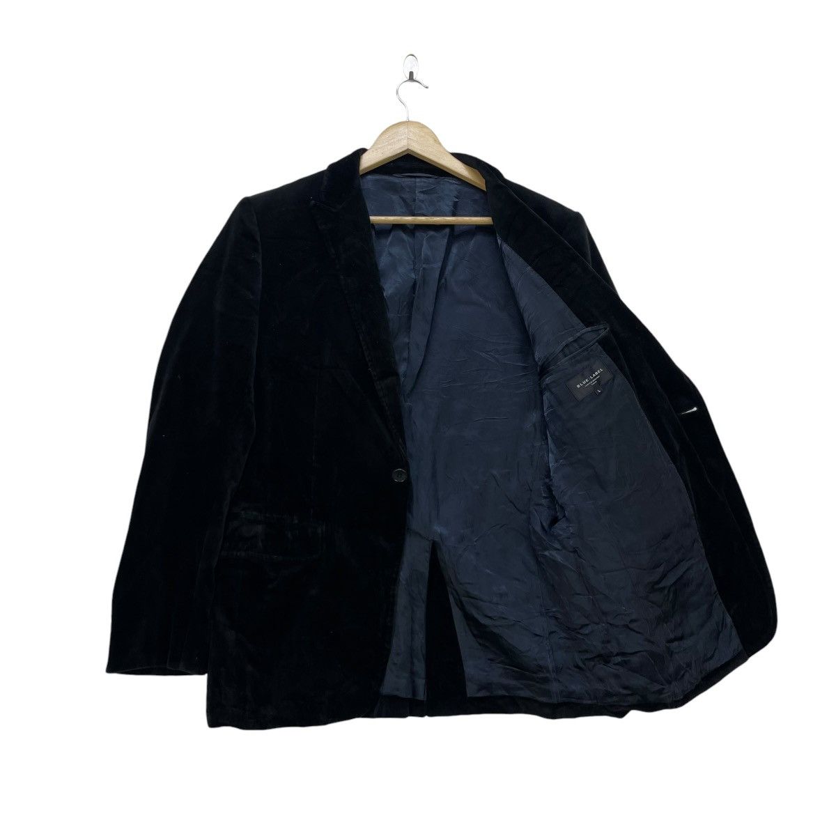 Japanese Brand 💥United Arrow Blue Label Velvet Single Button Jacket Size US M / EU 48-50 / 2 - 1 Thumbnail