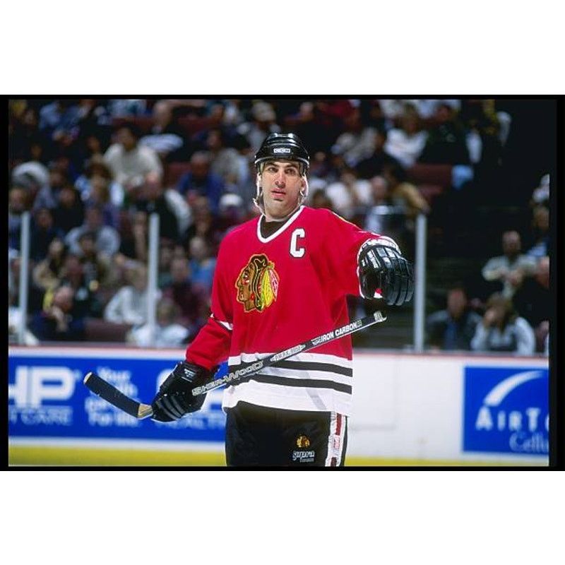 NHL × Starter CHELIOS Chicago Blackhawks 90s jersey XL red hockey vintage Size US XL / EU 56 / 4 - 9 Thumbnail