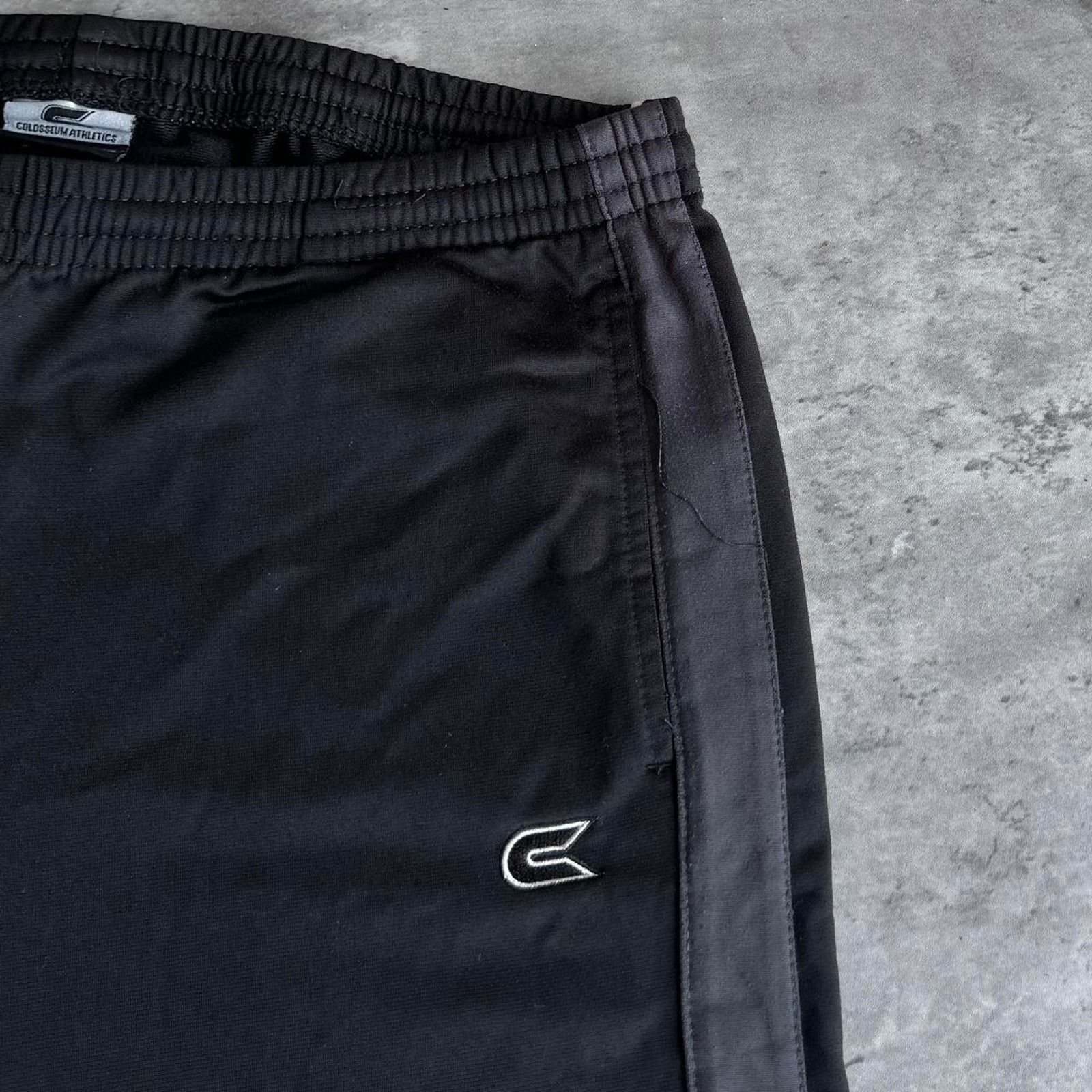 Japanese Brand × Vintage Vintage Y2K Black Colosseum Flared Grunge Opium Sweatpants Size US 38 / EU 54 - 3 Thumbnail