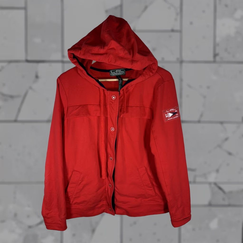 Ralph Lauren LAUREN RALPH LAUREN Hooded Jacket Red XL Womens Size XL / US 12-14 / IT 48-50 - 1 Thumbnail