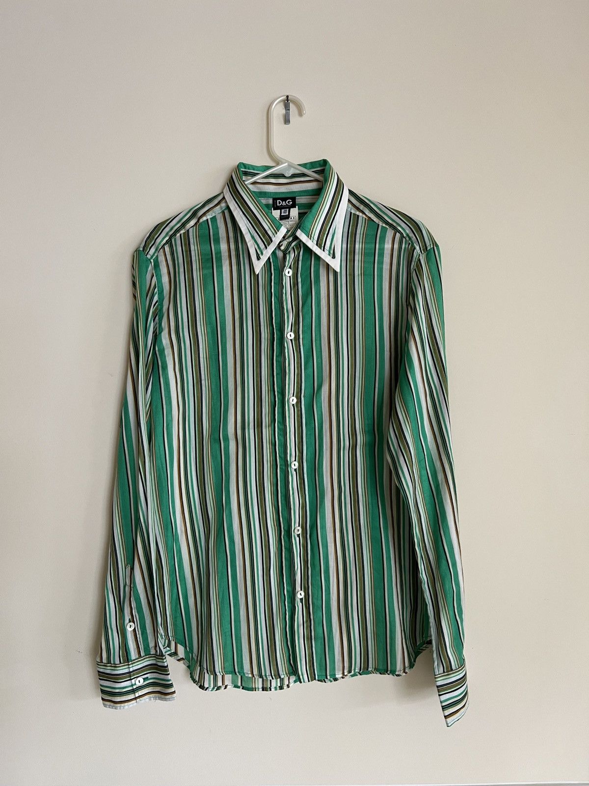 Dolce & Gabbana Dolce & Gabbana - Dress shirt Size 38R - 1 Thumbnail