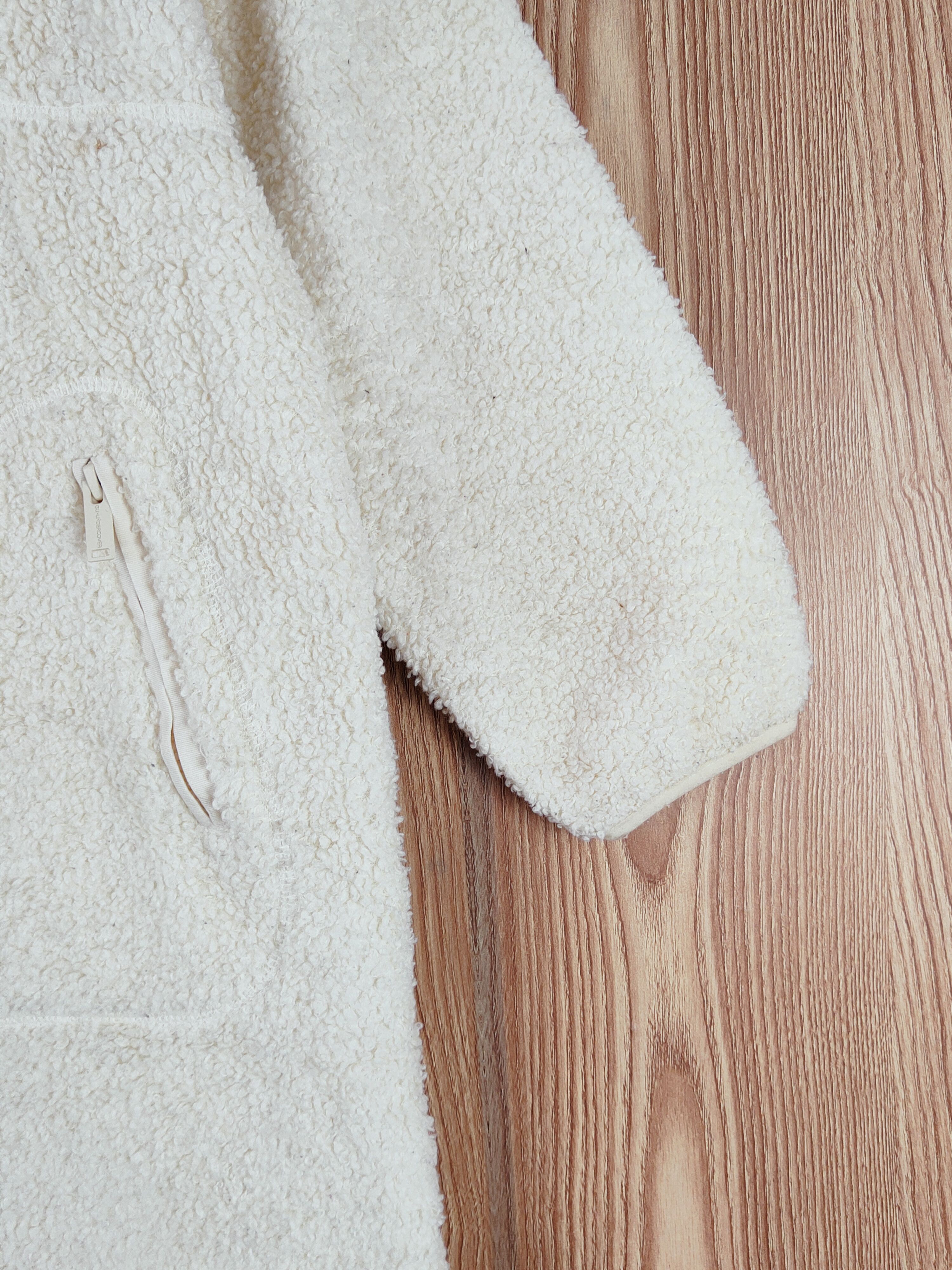 GU × Undercover GU ❌ Undercover Ivory Fur Hoodie Sweater COLLABORATION STUFF Size L / US 10 / IT 46 - 6 Thumbnail