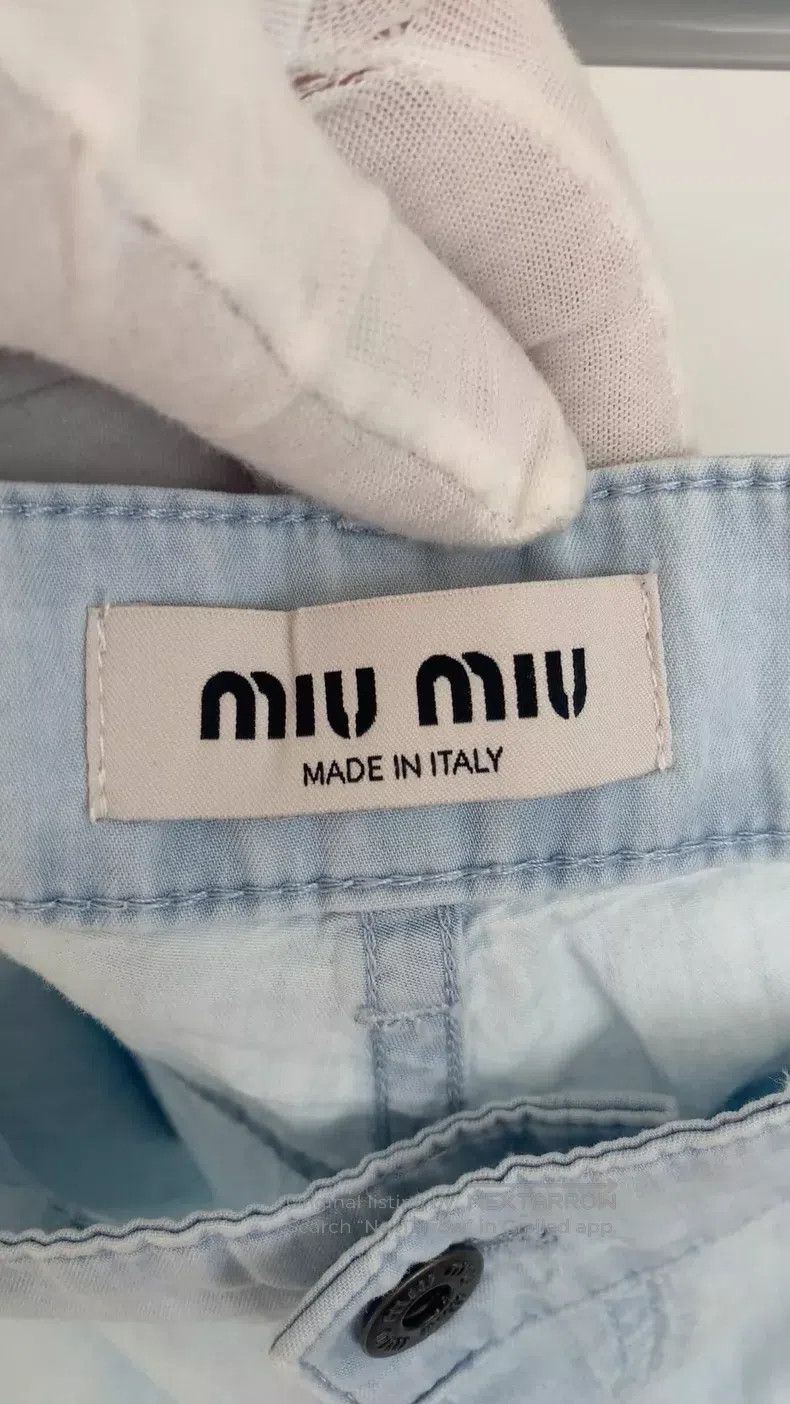 Miu Miu Miu Miu 28 Classic five-bag design light blue jeans Size 27" / US 4 / IT 40 - 7 Thumbnail