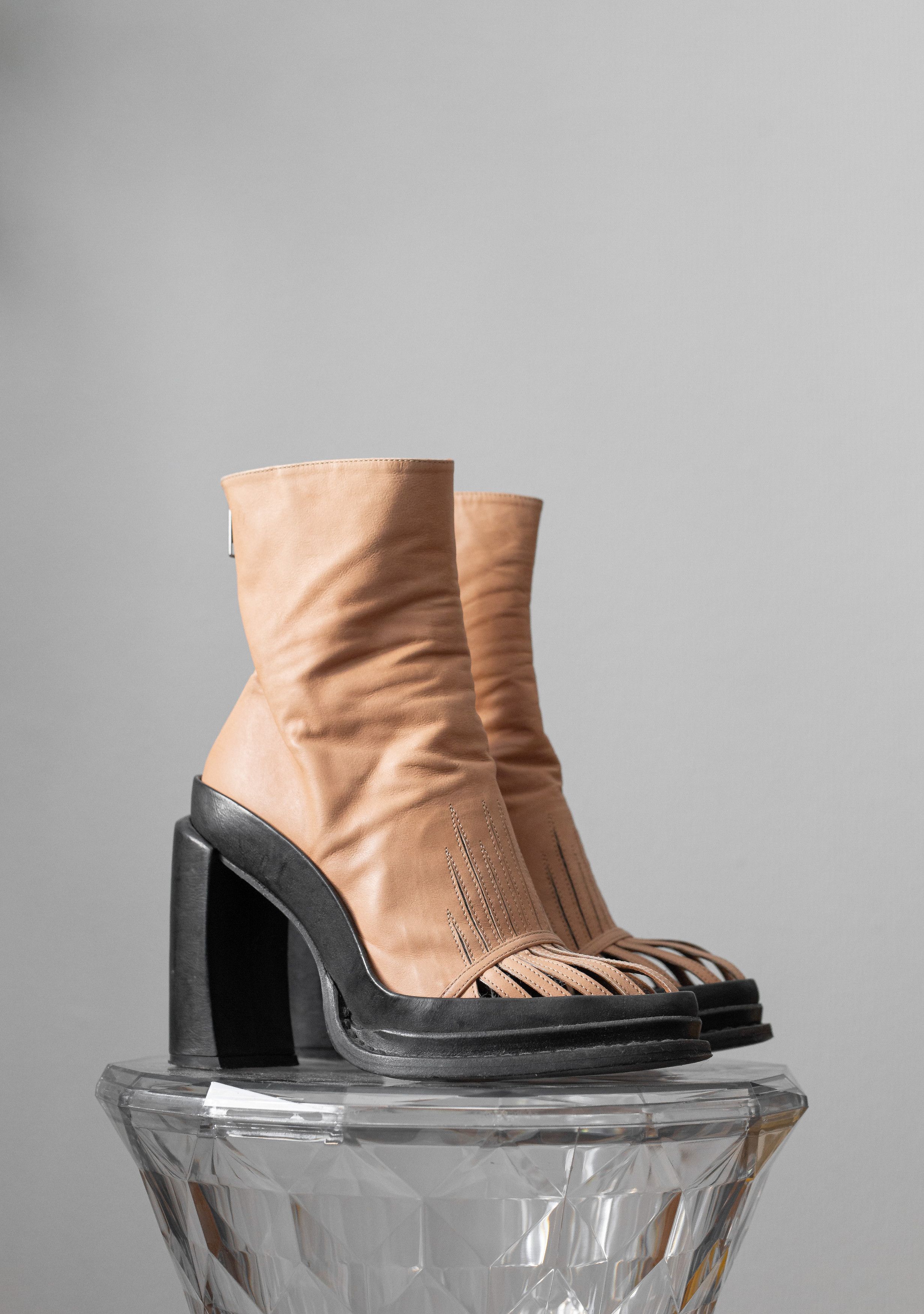 Ann Demeulemeester 2014SS leather boots Size US 8.5 / IT 38.5 - 3 Thumbnail