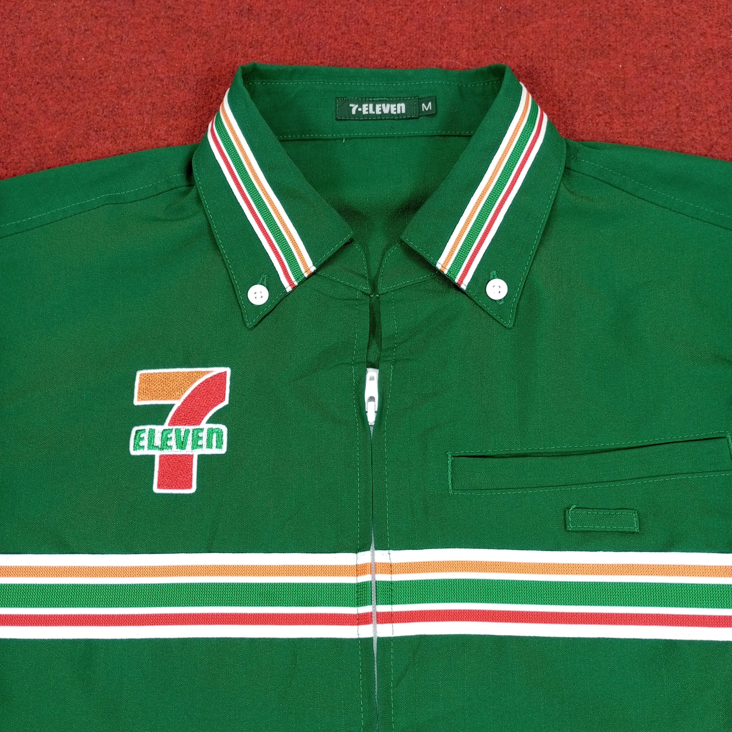 Japanese Brand × Vintage 7 Eleven Japanese Workers Uniform Jacket Size US M / EU 48-50 / 2 - 2 Thumbnail