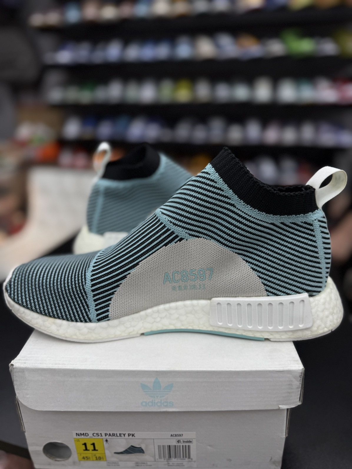Adidas Adidas NMD CS1 Parley Blue Spirit (AC8597) Size 11 Size US 11 / EU 44 - 5 Thumbnail