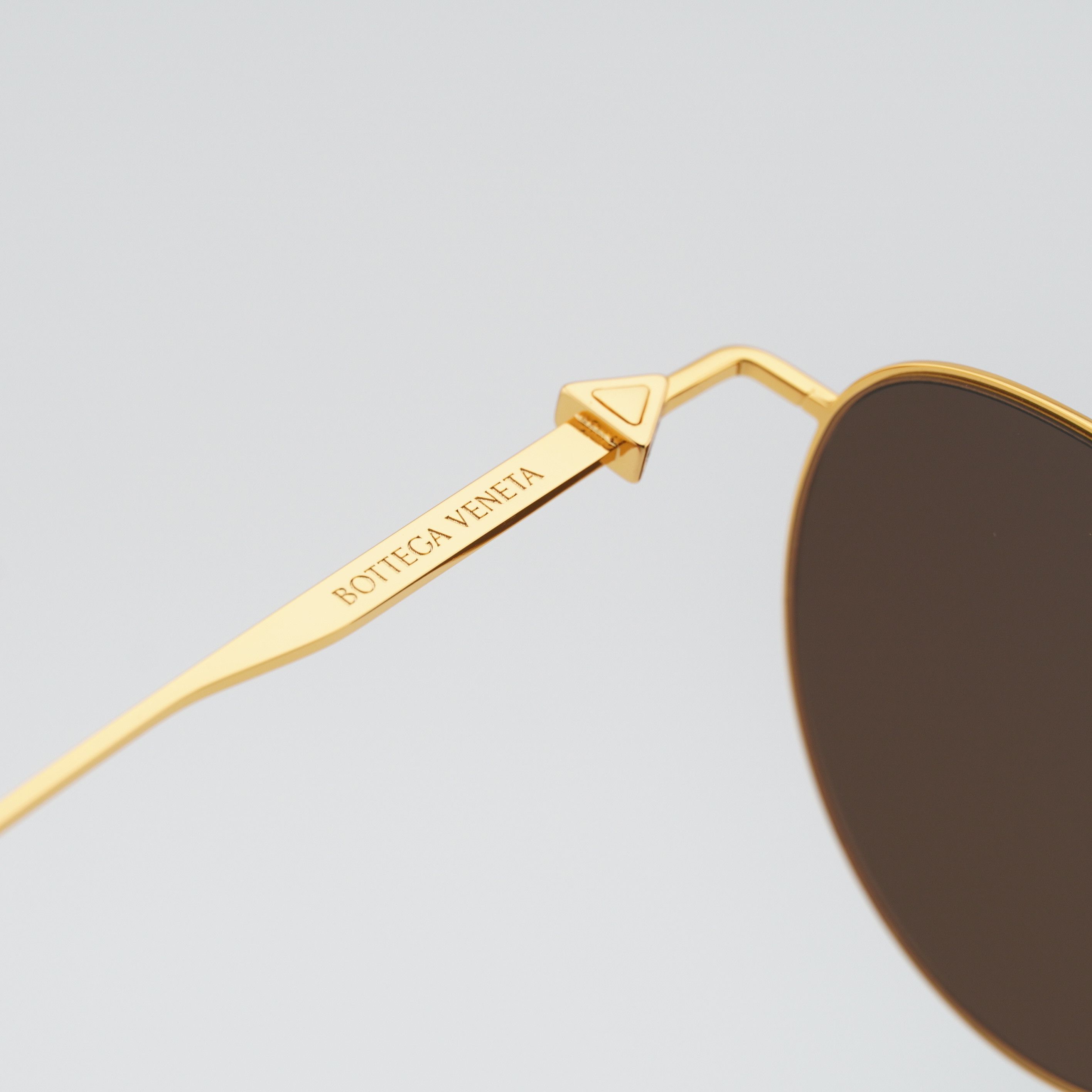 Bottega Veneta Bottega Veneta BV1268S 002 Gold Aviator Sunglasses Size ONE SIZE - 8 Thumbnail