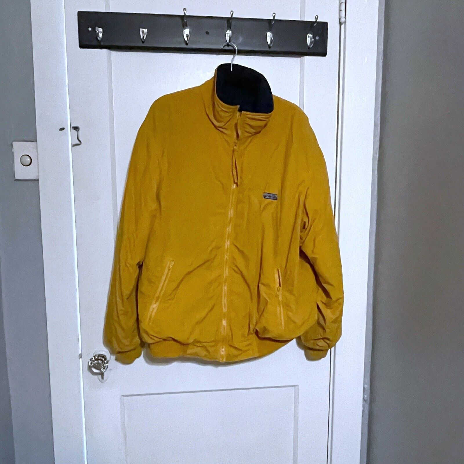 Eddie Bauer EDDIE BAUER Vtg USA Yellow Windfoil Jacket Mens XL Tall Size US XL / EU 56 / 4 - 1 Thumbnail