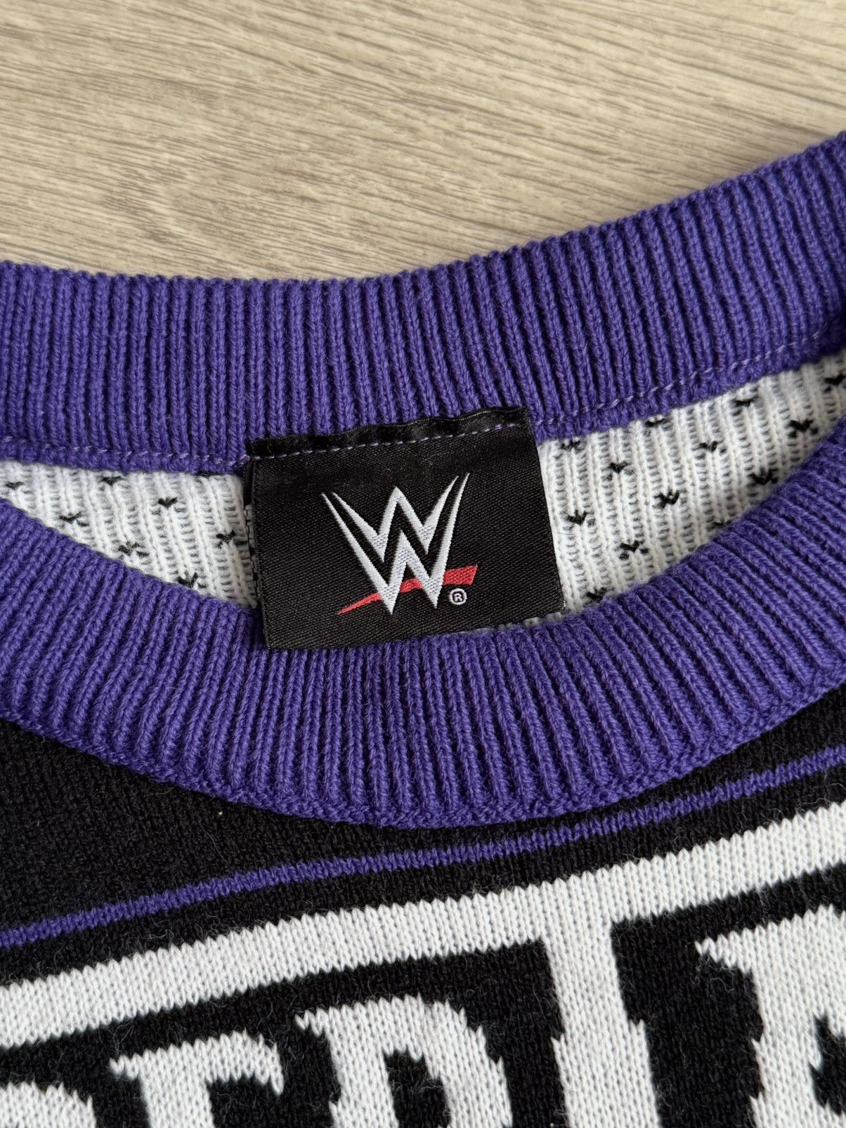 WWE 🔷 Official WWE The Undertaker Crazy Sweater🔷 Size US L / EU 52-54 / 3 - 3 Thumbnail
