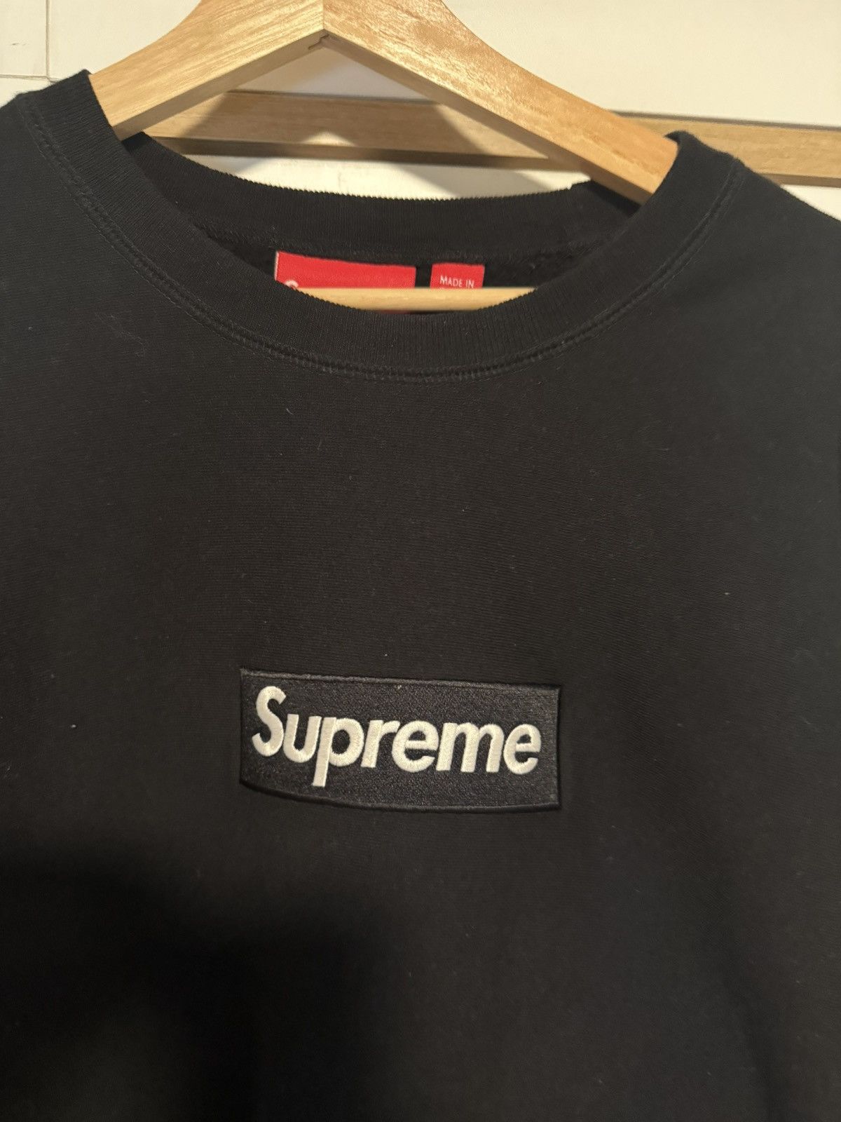 Supreme Supreme Box Logo sz L Black on Black Size US L / EU 52-54 / 3 - 2 Thumbnail