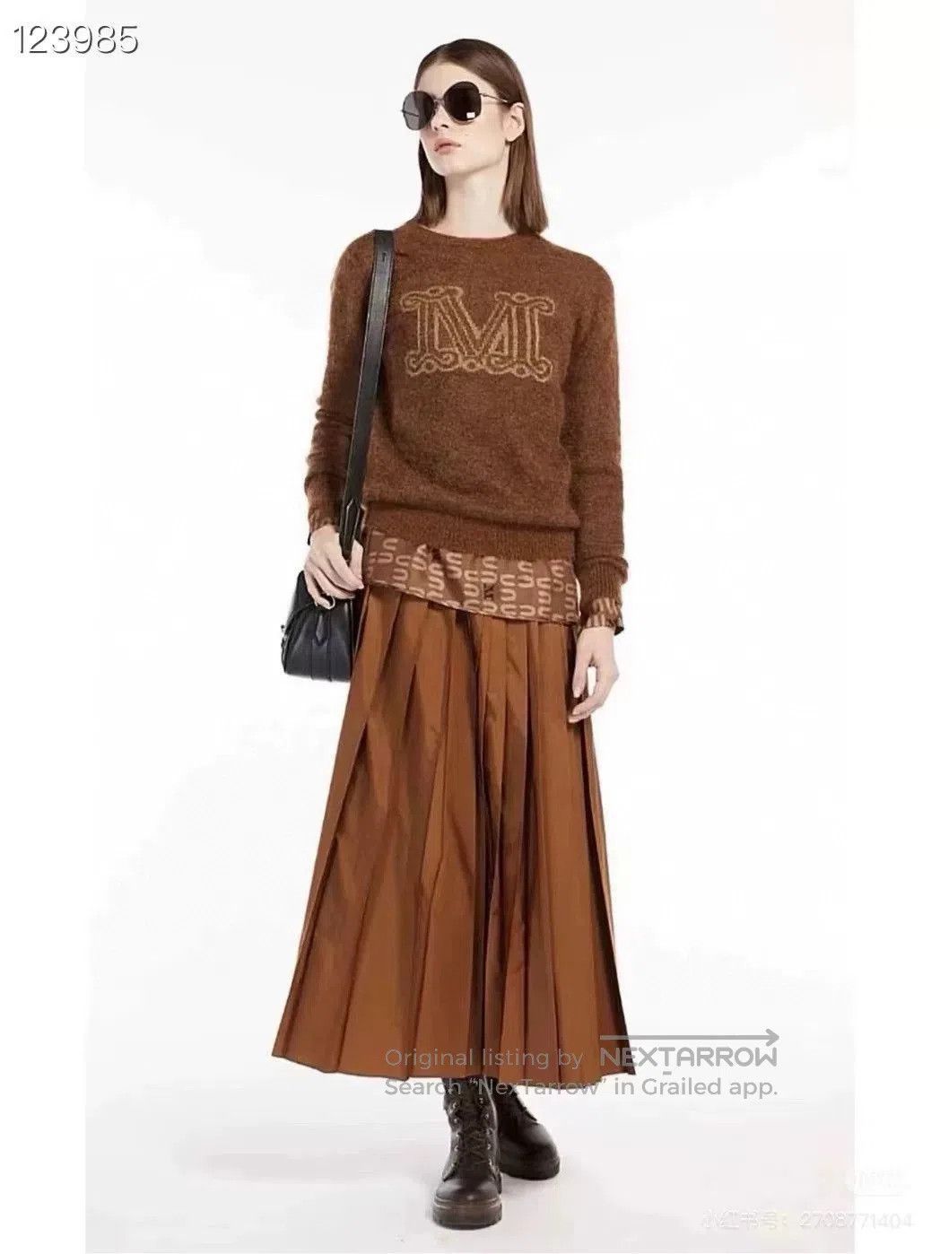 Max Mara MaxMara Camel M Letter Sweater. Size M / US 6-8 / IT 42-44 - 8 Thumbnail