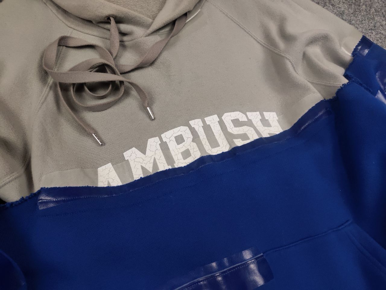 Ambush Design 💙 Ambush Japan Design Taped Double Layer Oversized Hoodie Size US M / EU 48-50 / 2 - 12 Thumbnail