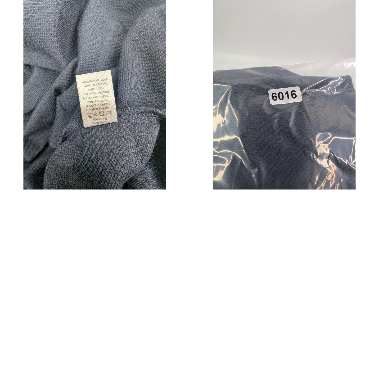 Vintage MUK LUKS Hooded Pullover Shirt Women L Navy Blue Cap Sleeve Terry Pullover Activewear Size L / US 10 / IT 46 - 8 Thumbnail