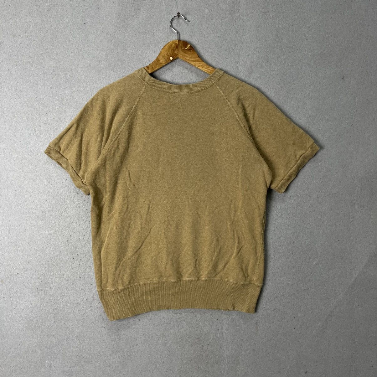 45rpm 45rpm NMD Short Sleeve Sweatshirt Beige Made in Japan Size US S / EU 44-46 / 1 - 6 Thumbnail