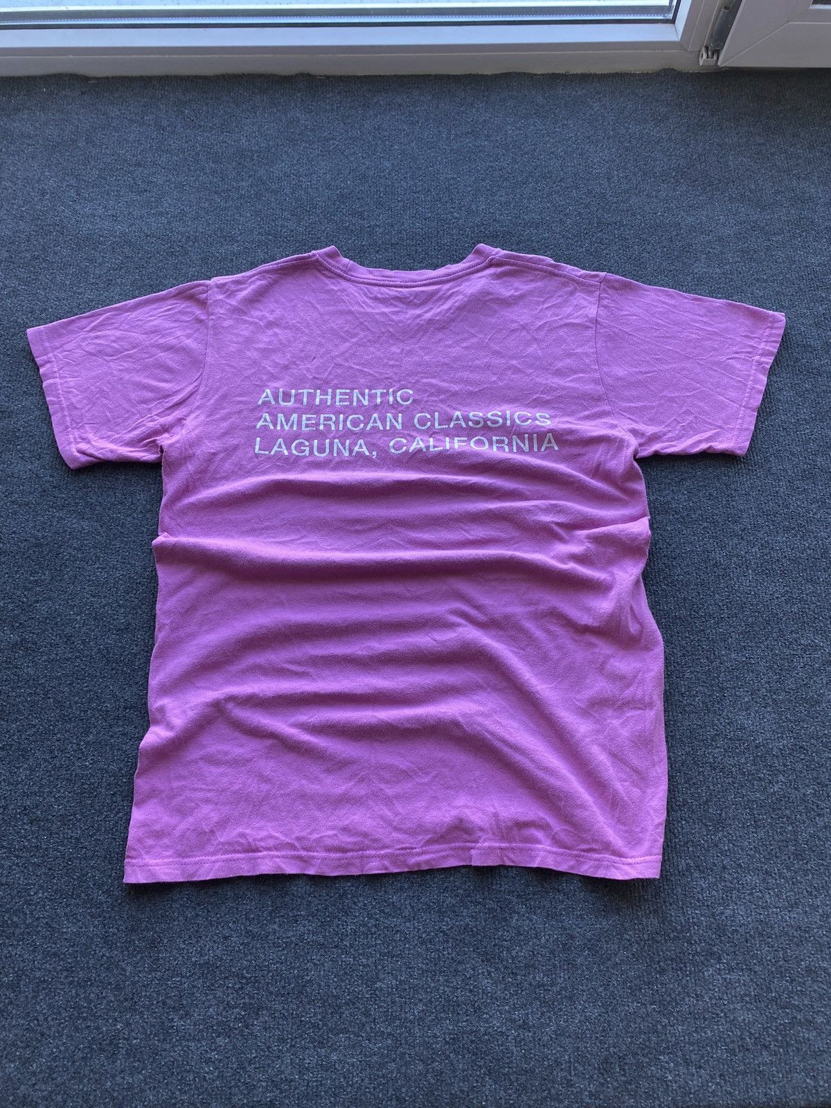 Stussy 🔥00s Stussy American Classics Pink Tee mens S Size US S / EU 44-46 / 1 - 2 Thumbnail