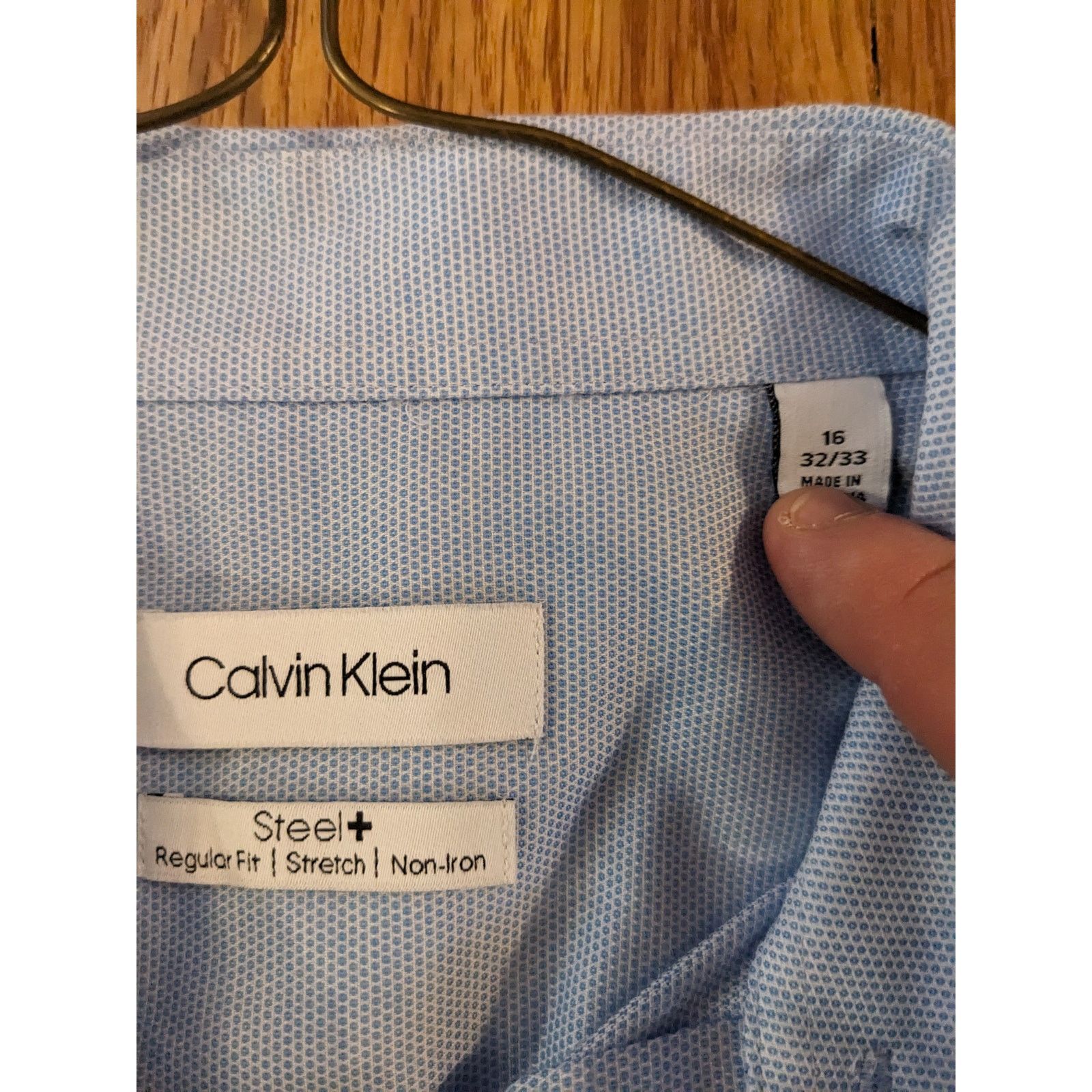 Calvin Klein Calvin Klein Button-Down Dress Shirt Size US L / EU 52-54 / 3 - 2 Thumbnail