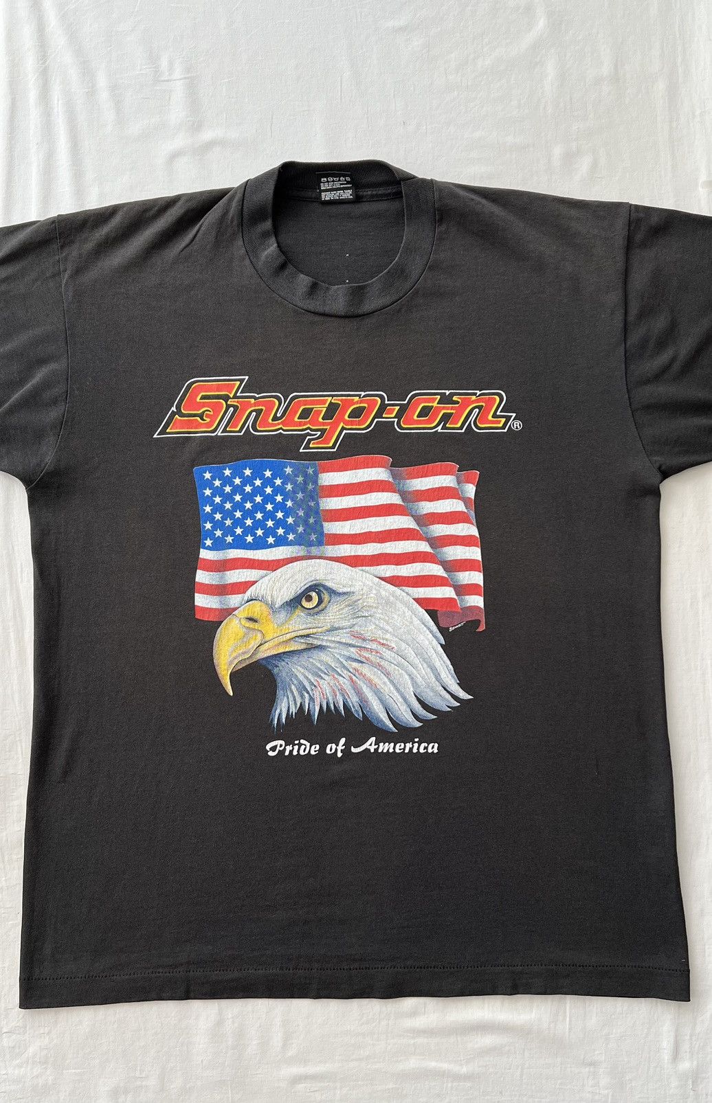Vintage Vintage 90s Snap-on Tools Eagle Pride of America USA Flag Size US XL / EU 56 / 4 - 3 Thumbnail
