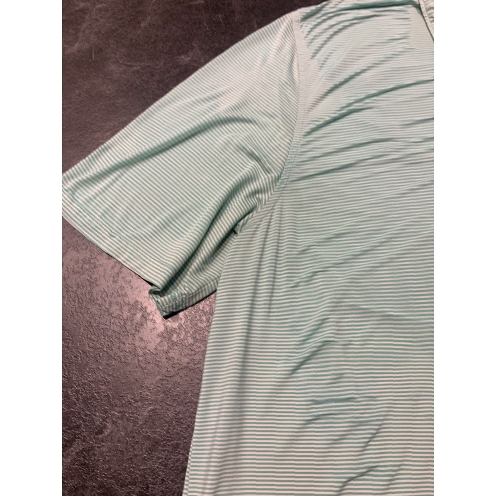 Southern Tide VINTAGE Southern Tide Polo Shirt Men XXL Green Striped Performance Casual Golf Hiking Travel Size US XXL / EU 58 / 5 - 5 Thumbnail