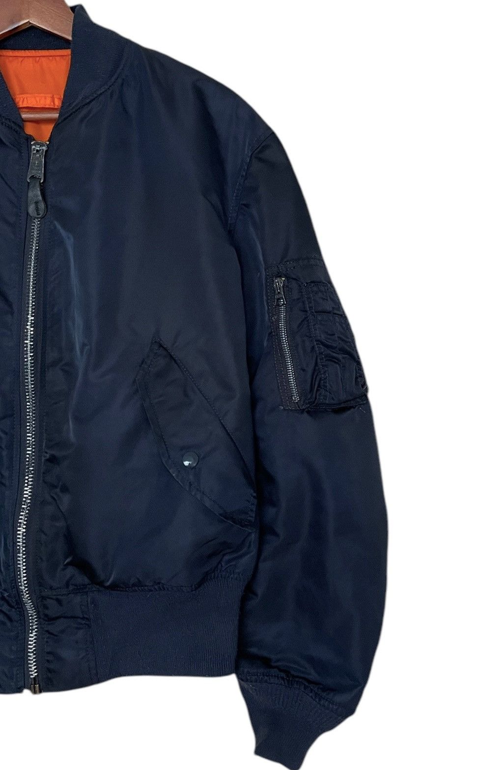 Alpha Industries × Vintage Vintage Brand Alpha Industries MA-1 Fly Jacket 1980s Size US M / EU 48-50 / 2 - 4 Thumbnail
