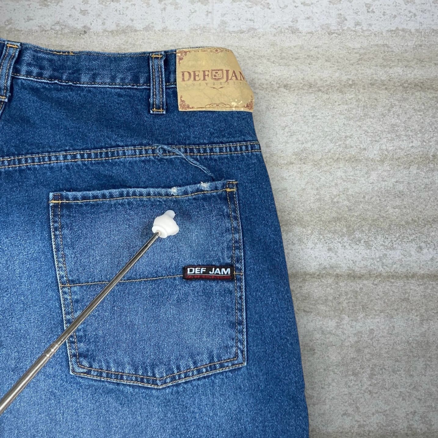 Vintage Vintage Def Jam Skater Jeans 40x34 Baggy Wide Medium Wash Size US 40 / EU 56 - 3 Thumbnail