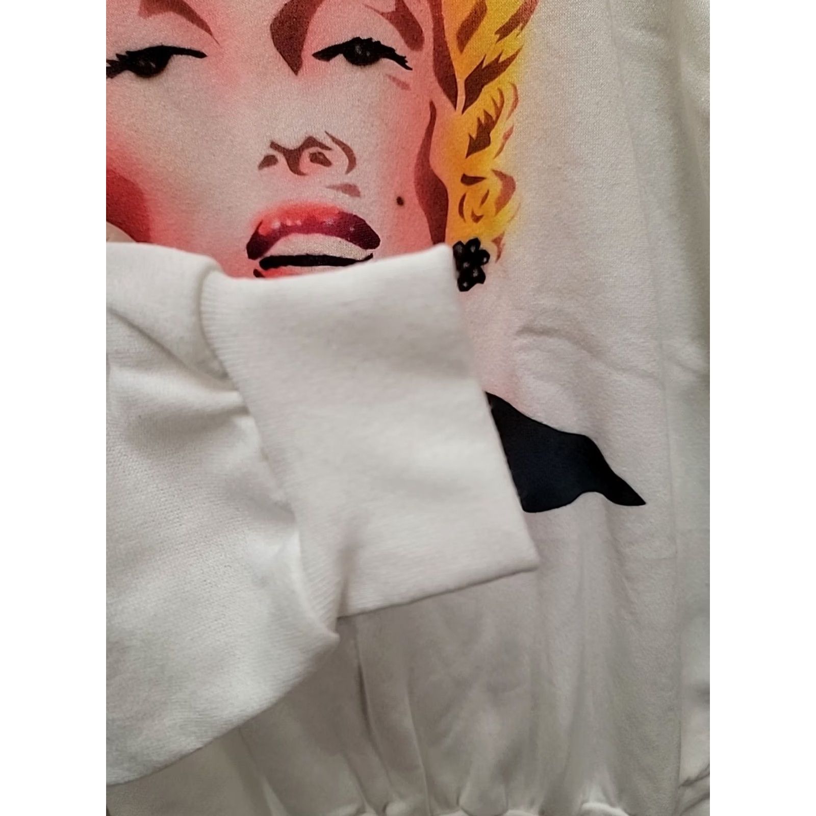 Vintage VINTAGE Belton Marilyn Monroe 80s Air Brush Sweatshirt Mens XL White Sweatshirt Size US XL / EU 56 / 4 - 5 Thumbnail