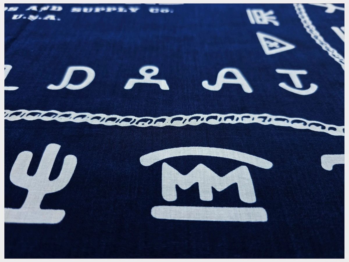 RRL Ralph Lauren RRL Bandana COTTON Scarf handkerchief Size ONE SIZE - 13 Thumbnail