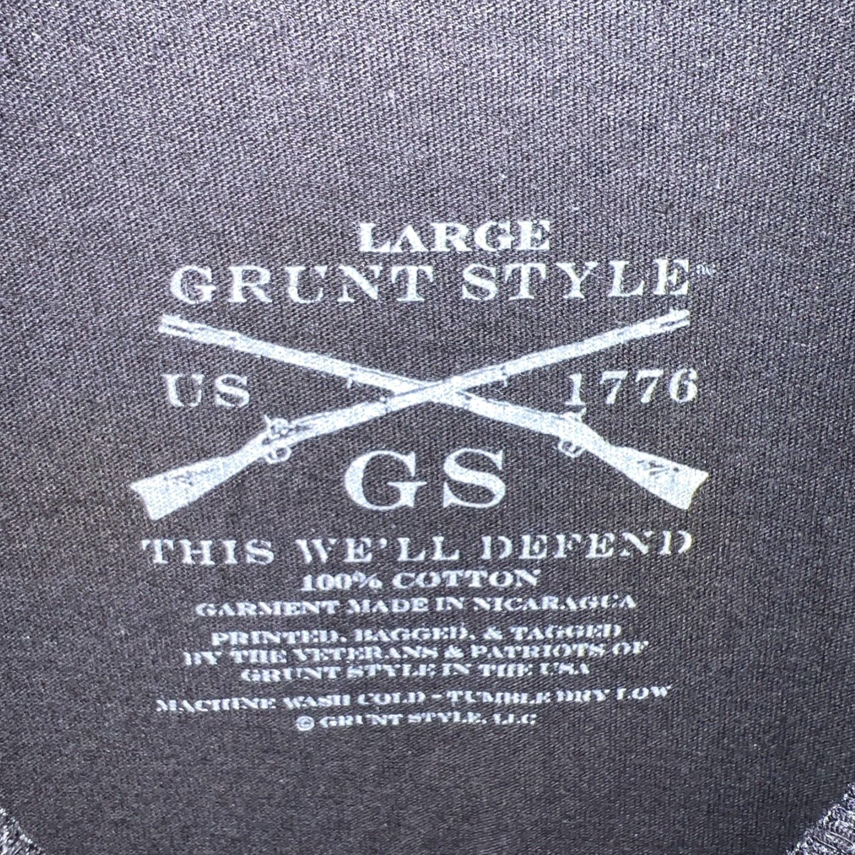 Vintage Grunt Style Black Counter Spy T-Shirt Mens Large Size US L / EU 52-54 / 3 - 4 Thumbnail
