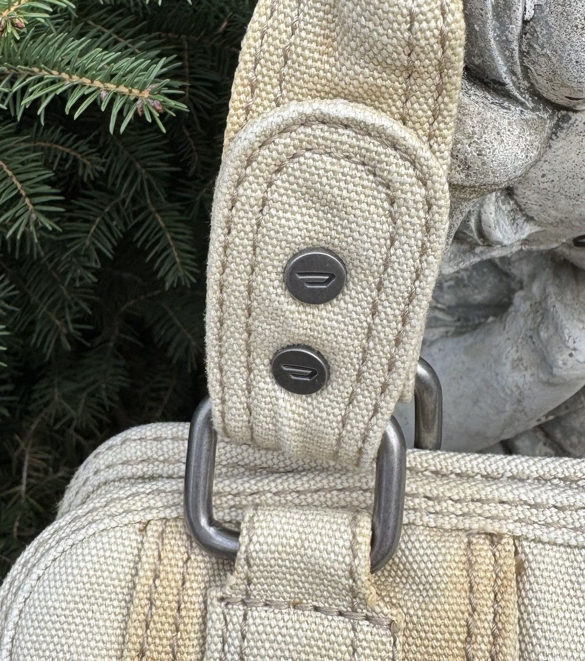 Diesel DIESEL Denim Distressed Handbag Y2K Cargo Utility Military Size ONE SIZE - 6 Thumbnail