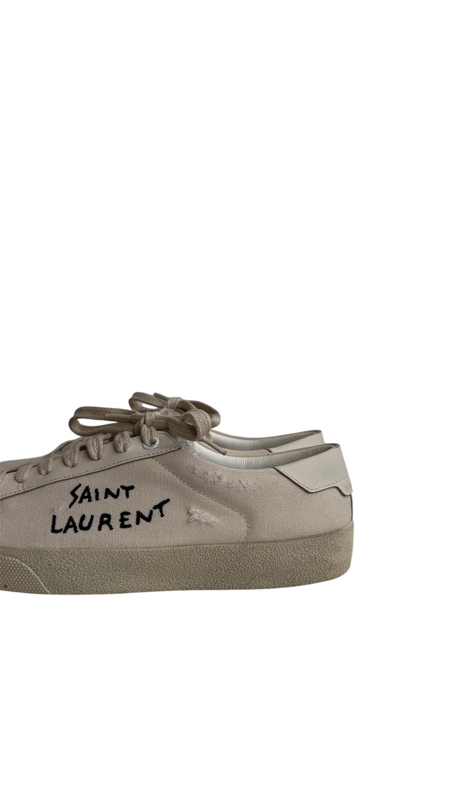 Saint Laurent Paris Saint Laurent Court Classic Sneakers Size US 7.5 / IT 37.5 - 5 Thumbnail