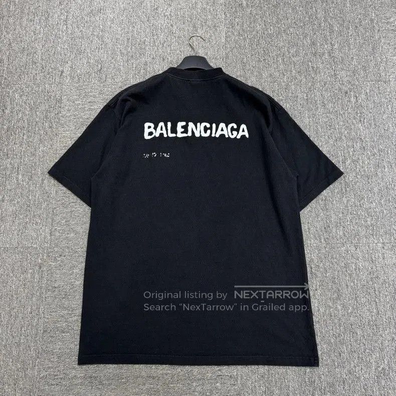 Balenciaga Balenciaga Graffiti Spray Letter T-shirt. Size US M / EU 48-50 / 2 - 5 Thumbnail