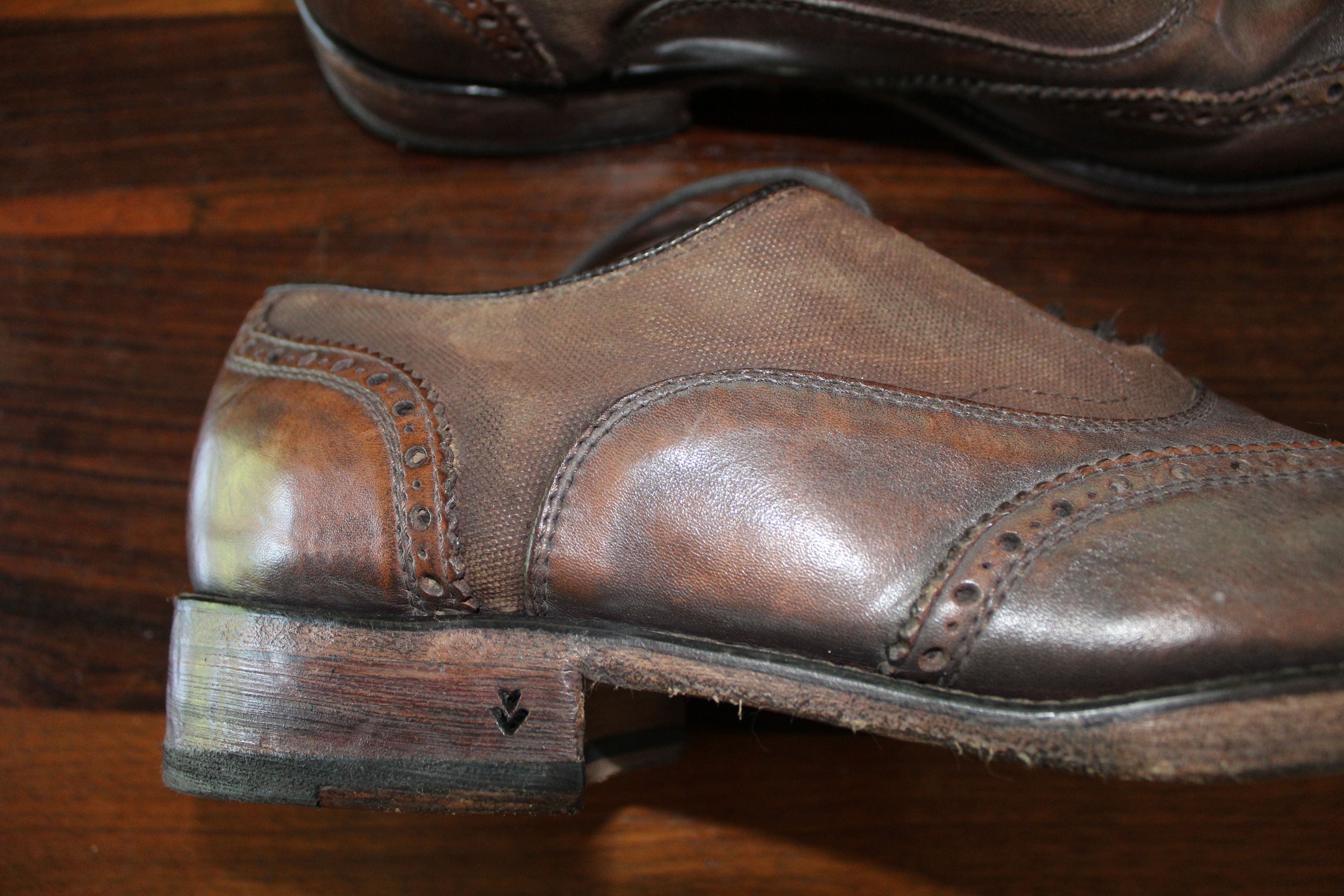 John Varvatos JV Fleetwood Balmoral Wingtip – Rare Italian-Made Size US 11 / EU 44 - 3 Thumbnail