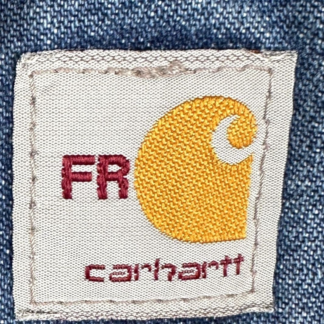 Carhartt Carhartt FR Cat 2 Work Jeans Mens 35X32 Blue Flame-Resistant Straight Leg EUC Size US 35 - 5 Thumbnail