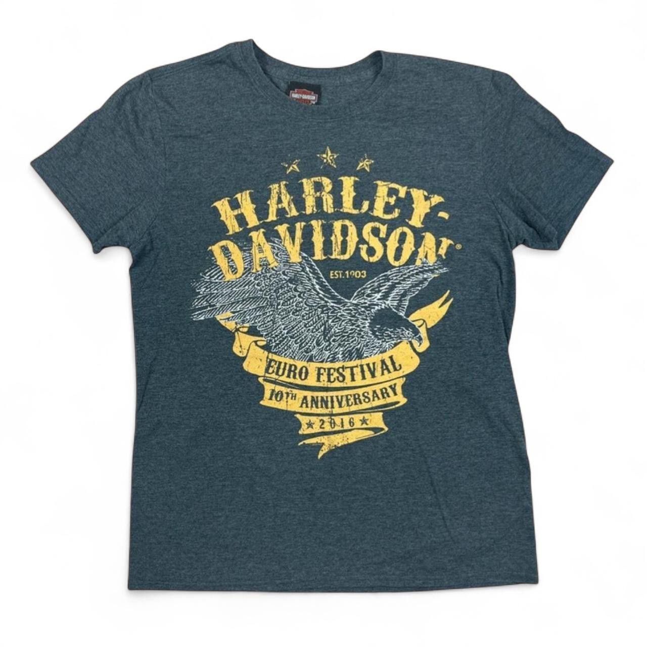 Harley Davidson Harley Davidson T-Shirt Euro Festival 2016 Bike size M Size US M / EU 48-50 / 2 - 1 Thumbnail