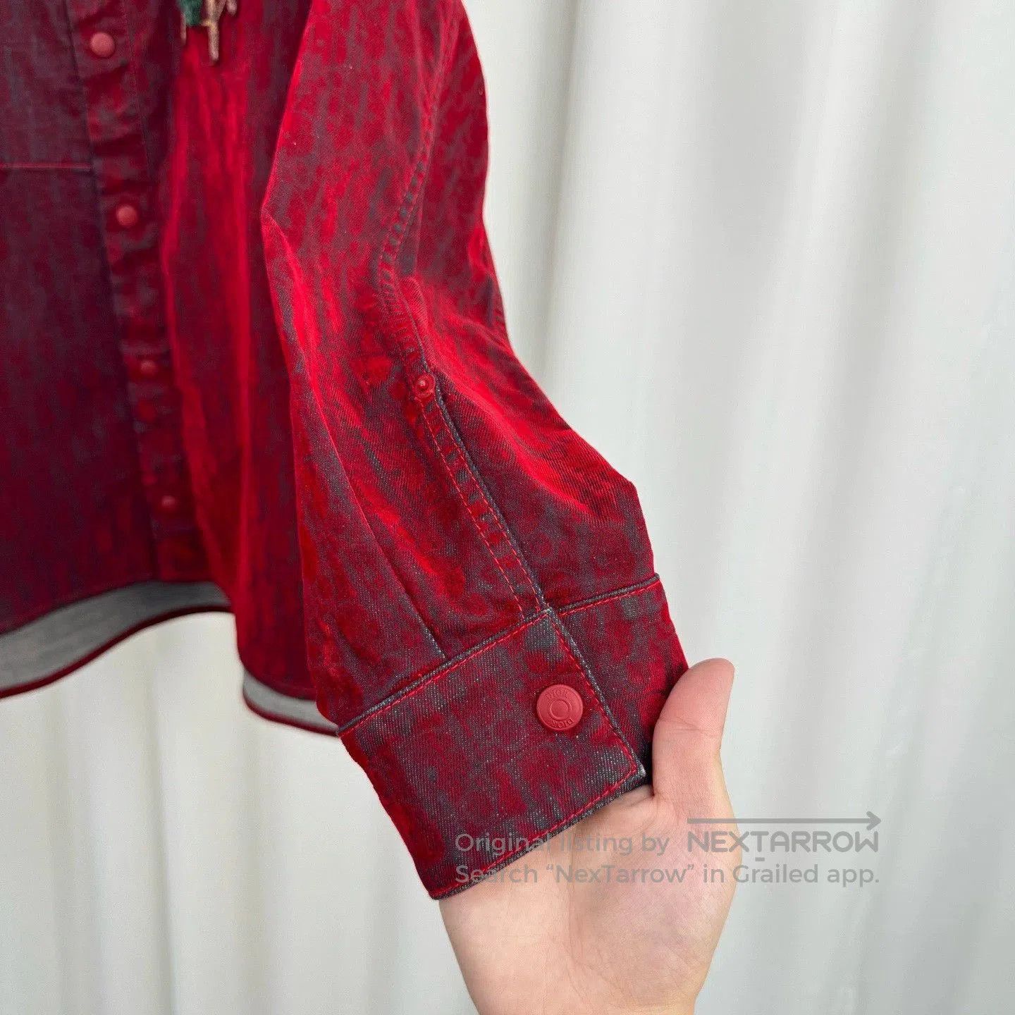 Dior Dior Cartoon Embroidered Flocking Shirt Jacket. Size US M / EU 48-50 / 2 - 4 Thumbnail