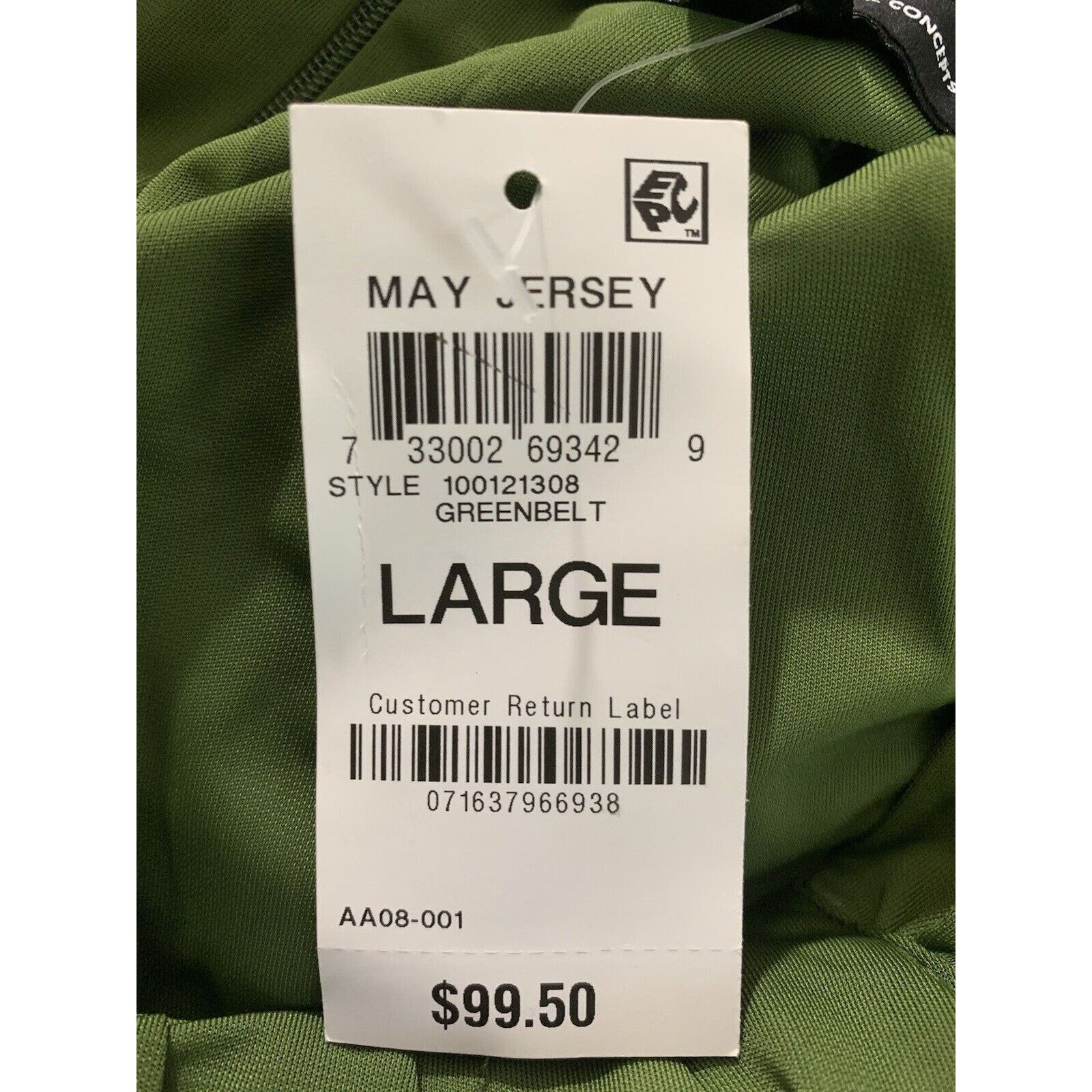 I.N.C Inc Women's Halter Tie-neck Jumpsuit | Green Size L | $99 Size 32" / US 10 / IT 46 - 7 Thumbnail