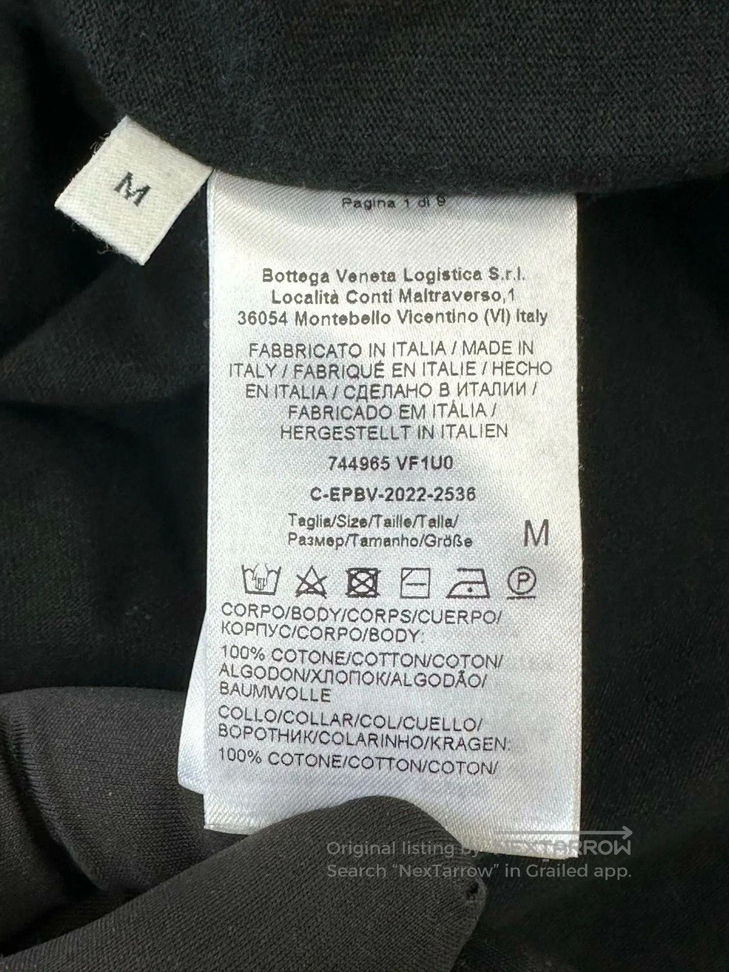 Bottega Veneta Bottega Veneta Solid black short-sleeve T-shirt, size M| Size US M / EU 48-50 / 2 - 4 Thumbnail