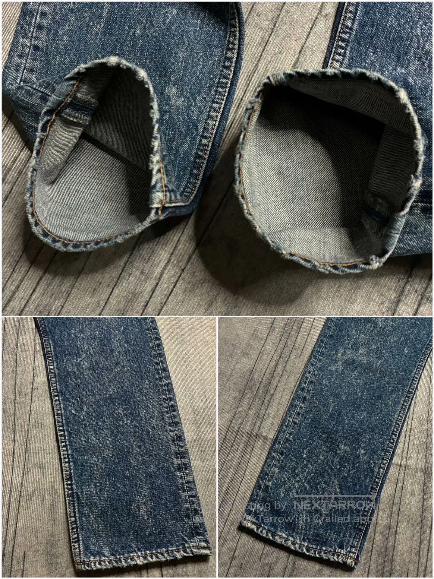 Madness MADNESS 22AW Straight Snow Wash Denim. Size US 26 / EU 42 - 6 Thumbnail