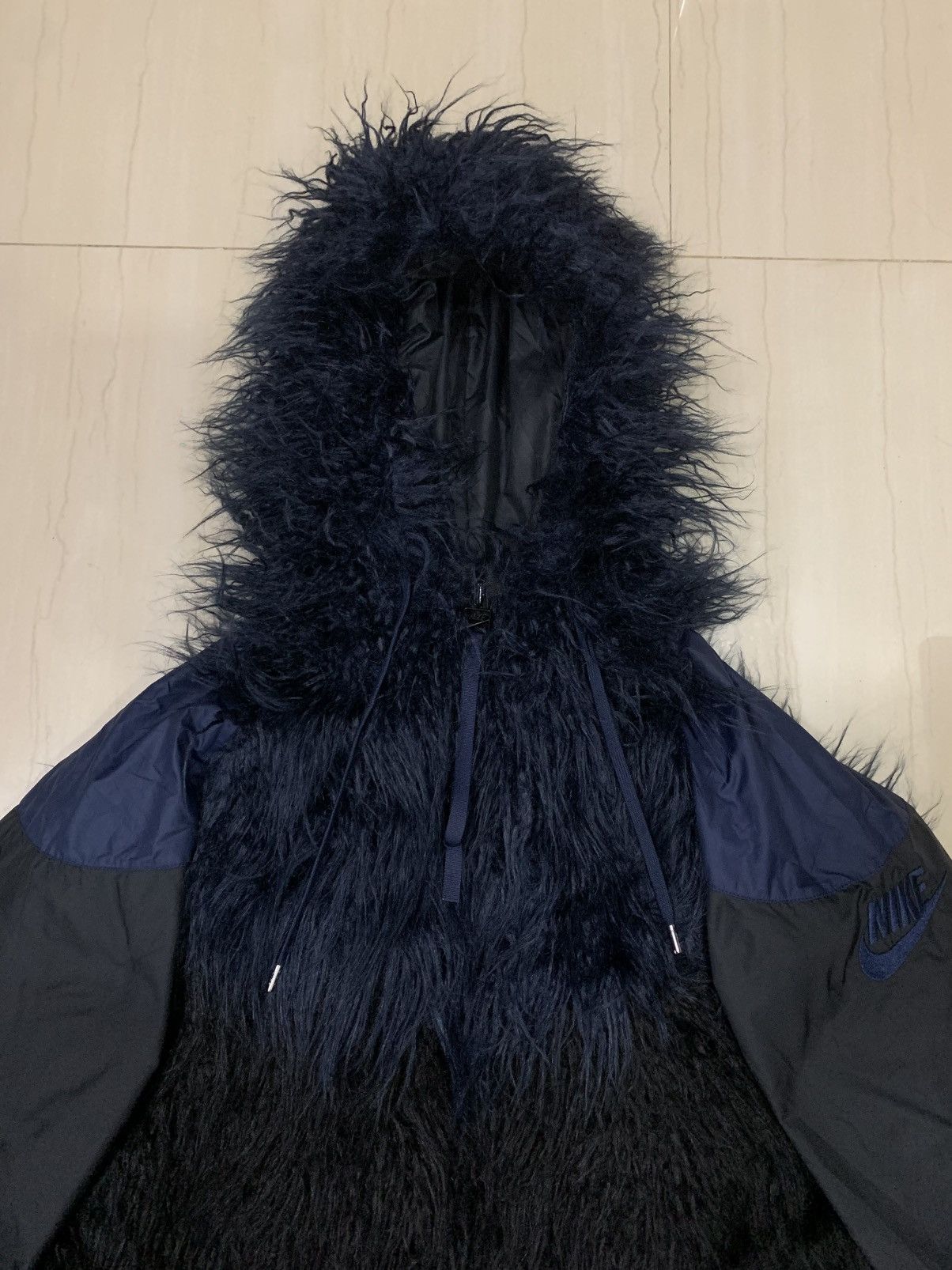 Nike × Sacai NIKELAB x SACAI PLUSH WINDRUNNER JACKET Size XS / US 0-2 / IT 36-38 - 3 Thumbnail