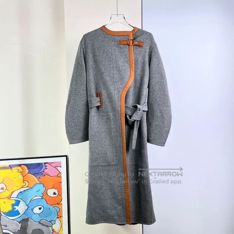 Hermes Hermes Gray Cashmere Coat Size XS / US 0-2 / IT 36-38 - 1 Thumbnail