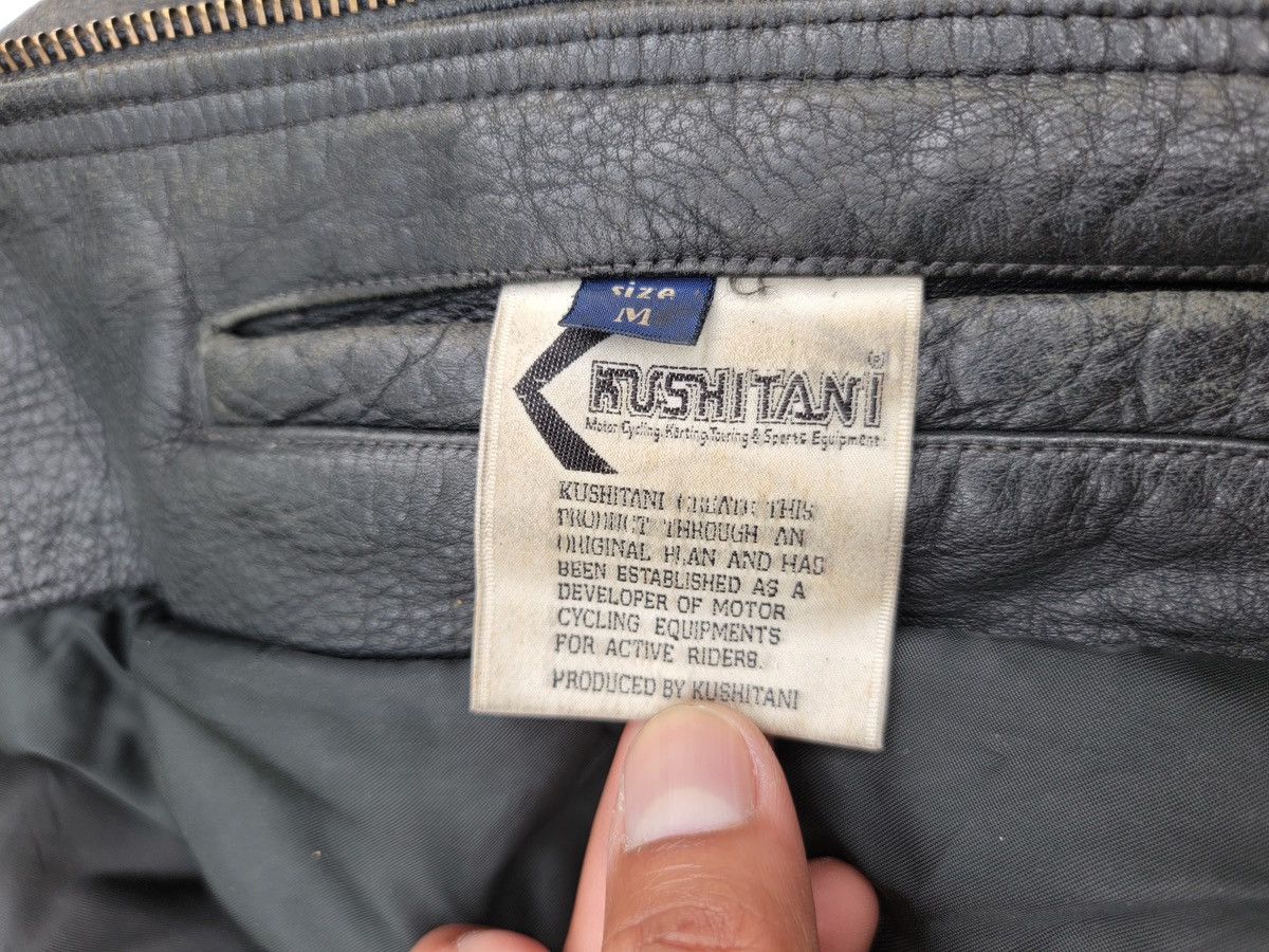 Leather ✅️Vintage Kushitani Leather Jacket Size US L / EU 52-54 / 3 - 12 Thumbnail