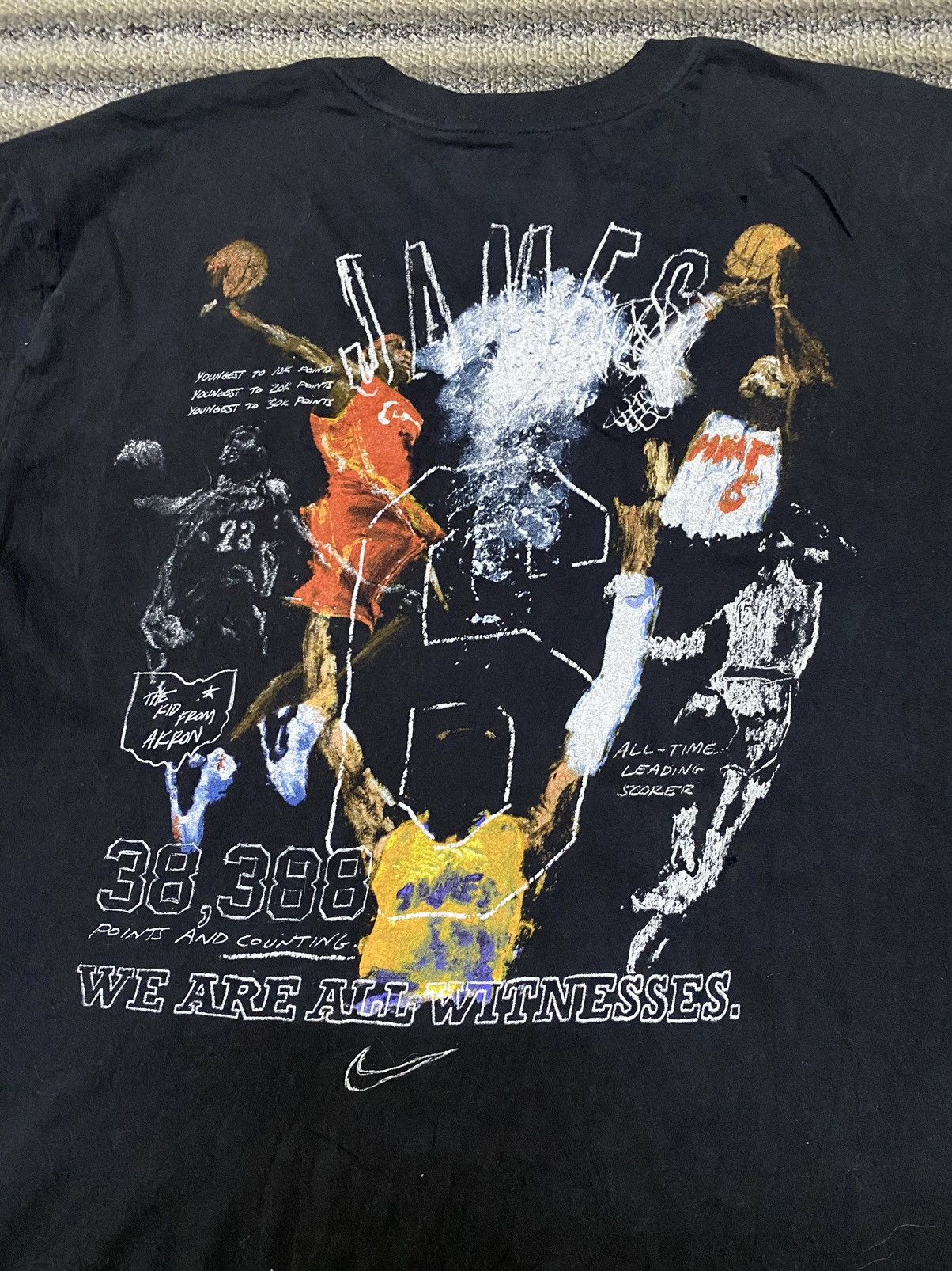 Nike Nike Lebron James Scoring Record T-Shirt Size US L / EU 52-54 / 3 - 7 Thumbnail