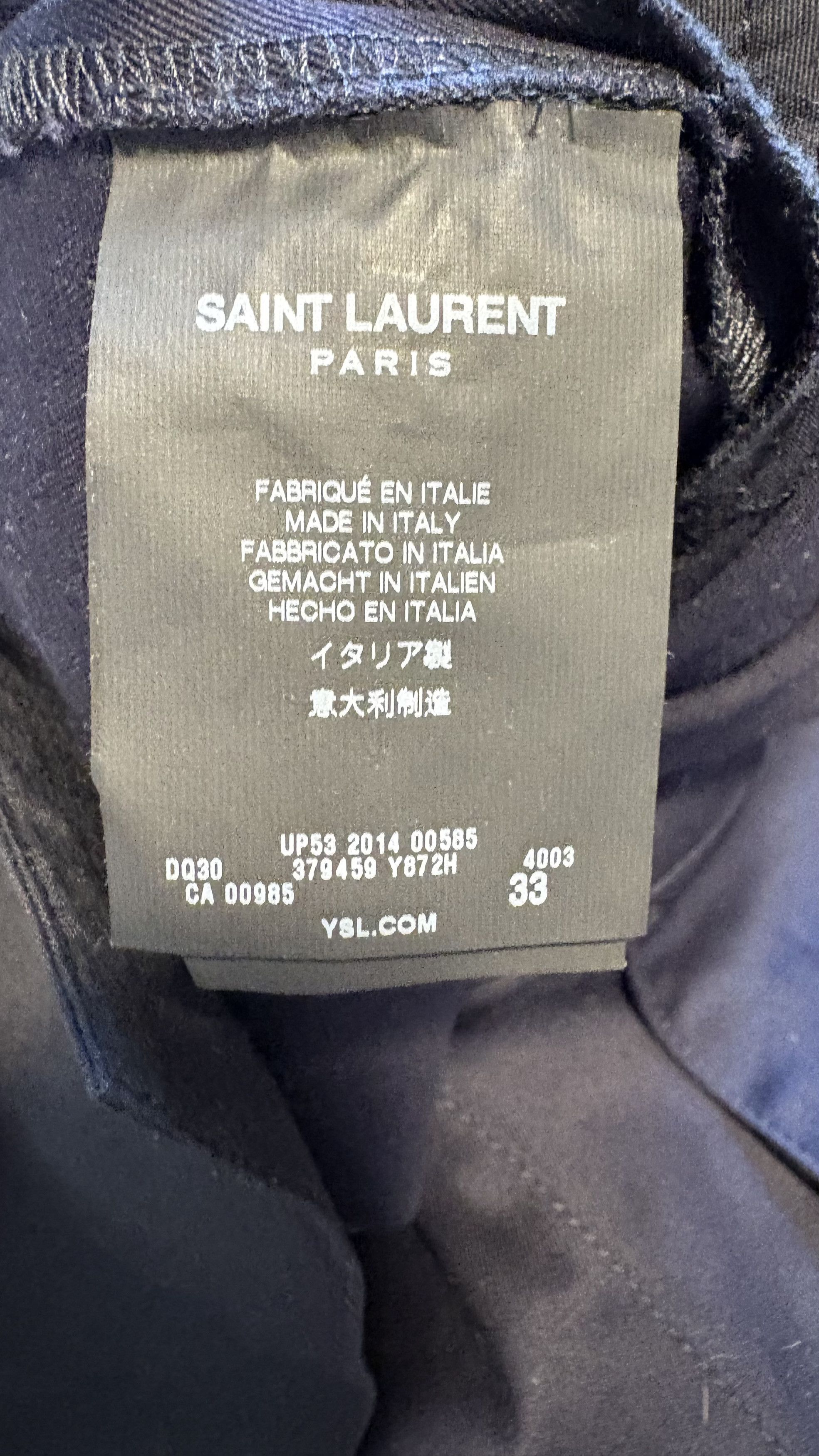 Saint Laurent Paris Saint Laurent by Hedi Slimane pants Size US 33 - 4 Thumbnail