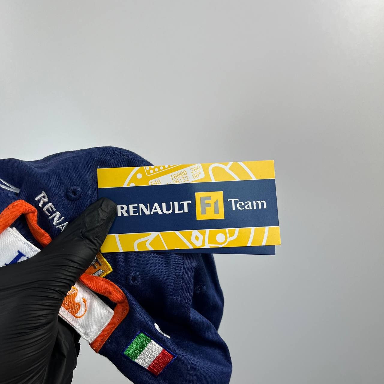 Formula 1 Renault F1 Team Ing Replica Cap Blue Orange Hat One Size Size ONE SIZE - 3 Thumbnail