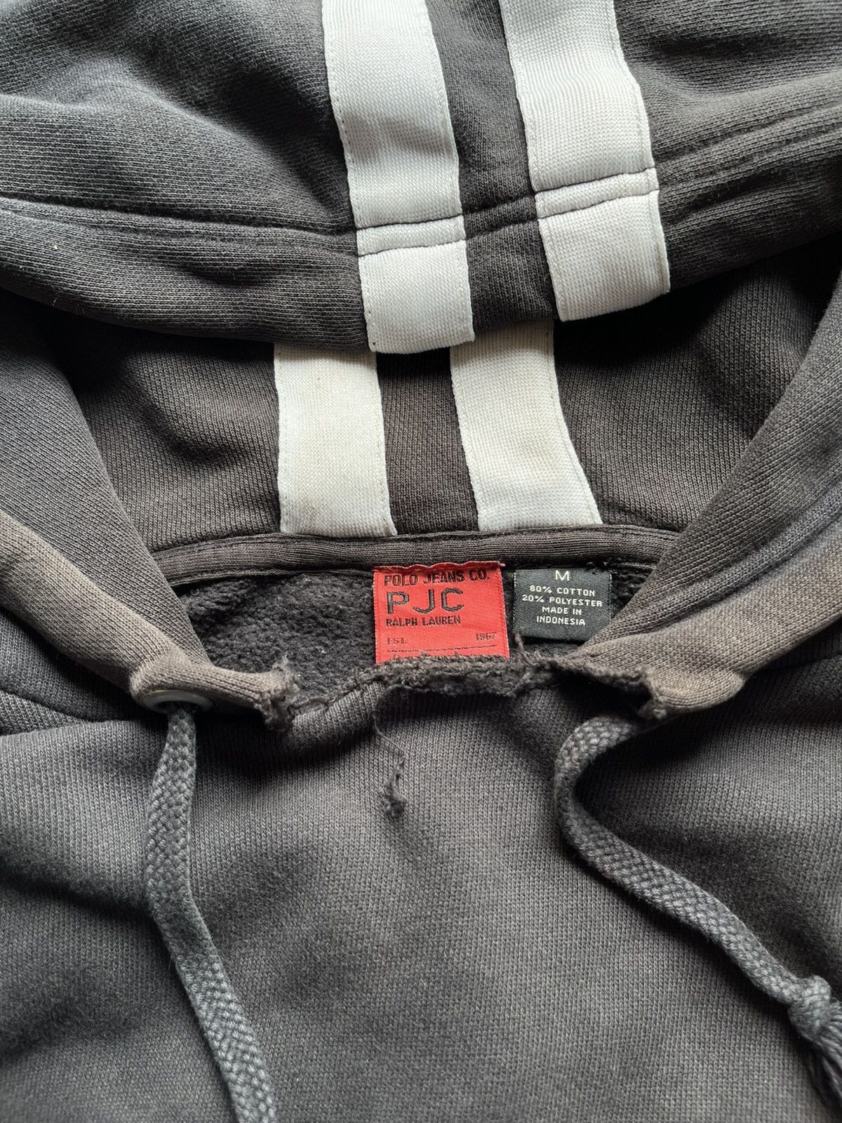 Polo Ralph Lauren Vintage polo ralph lauren destroyed hoodie Size US M / EU 48-50 / 2 - 6 Thumbnail