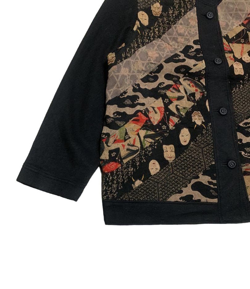 If Six Was Nine Vintage Japanese Brand Patchwork Wool Jacket By ELFAN Size US L / EU 52-54 / 3 - 3 Thumbnail